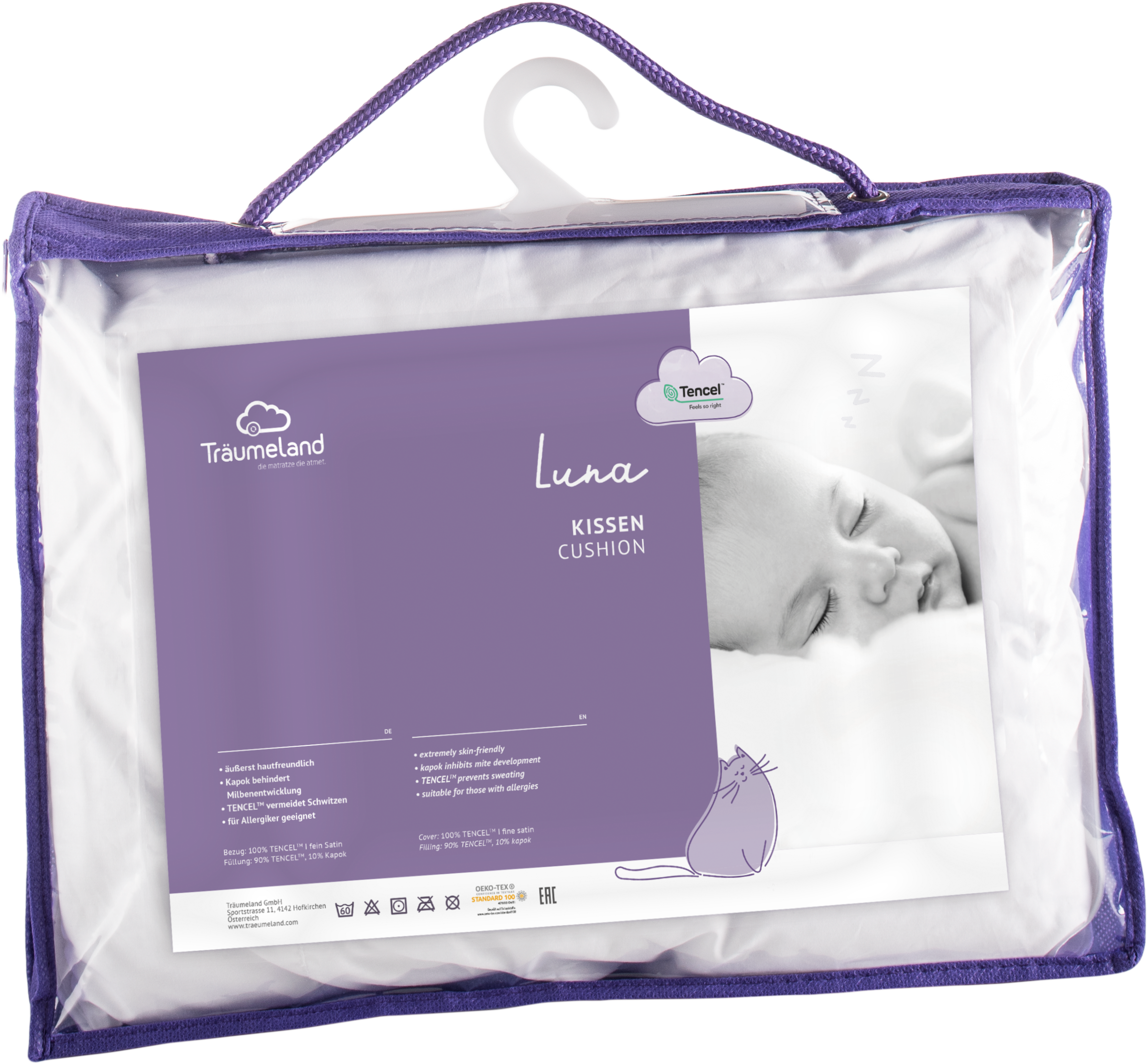 Träumeland Naturfaserkissen "Luna" 1 Stk. tlg. günstig online kaufen