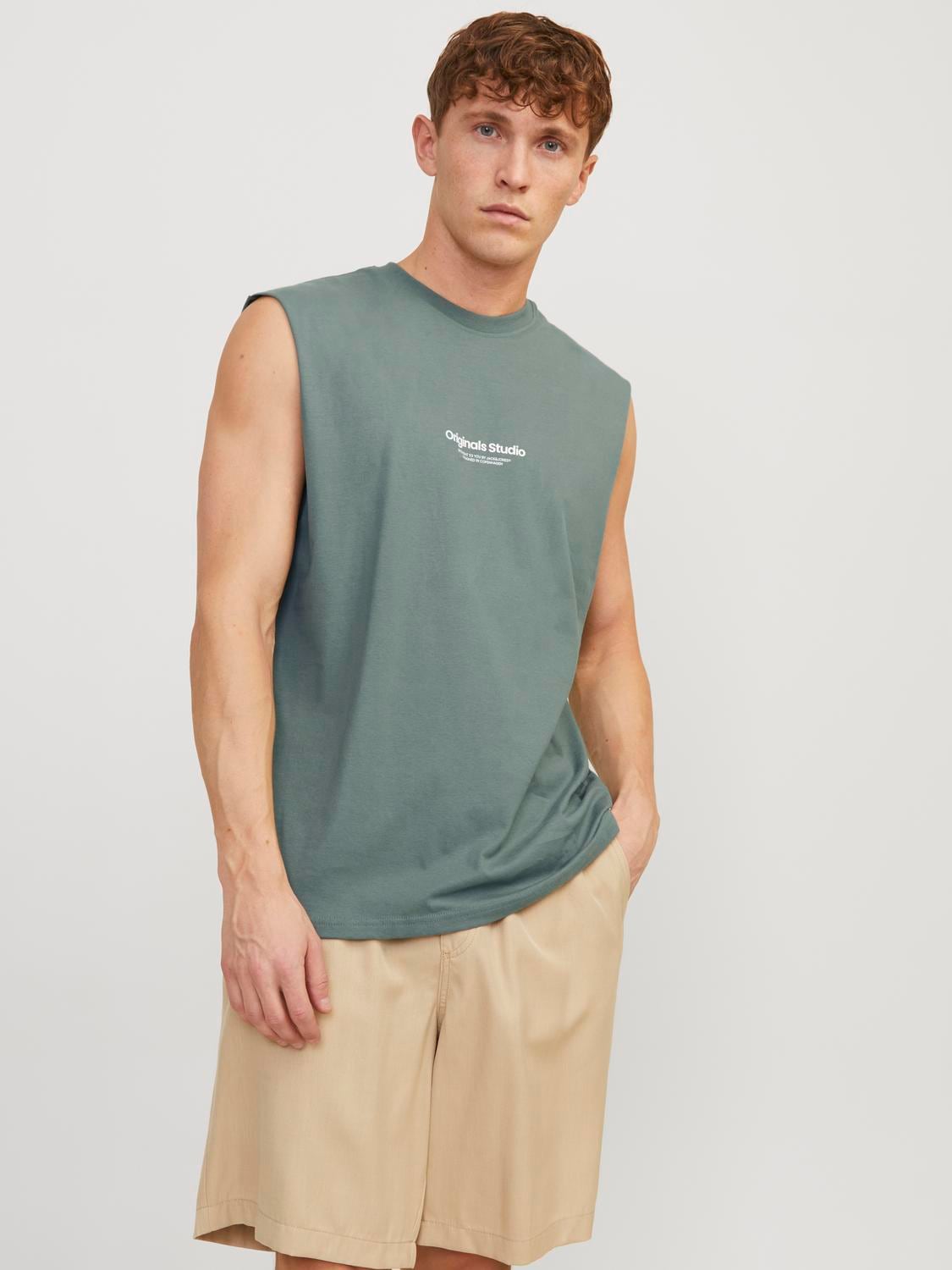 Jack & Jones Kurzarmshirt »JORVESTERBRO SLEEVELESS TEE SN«