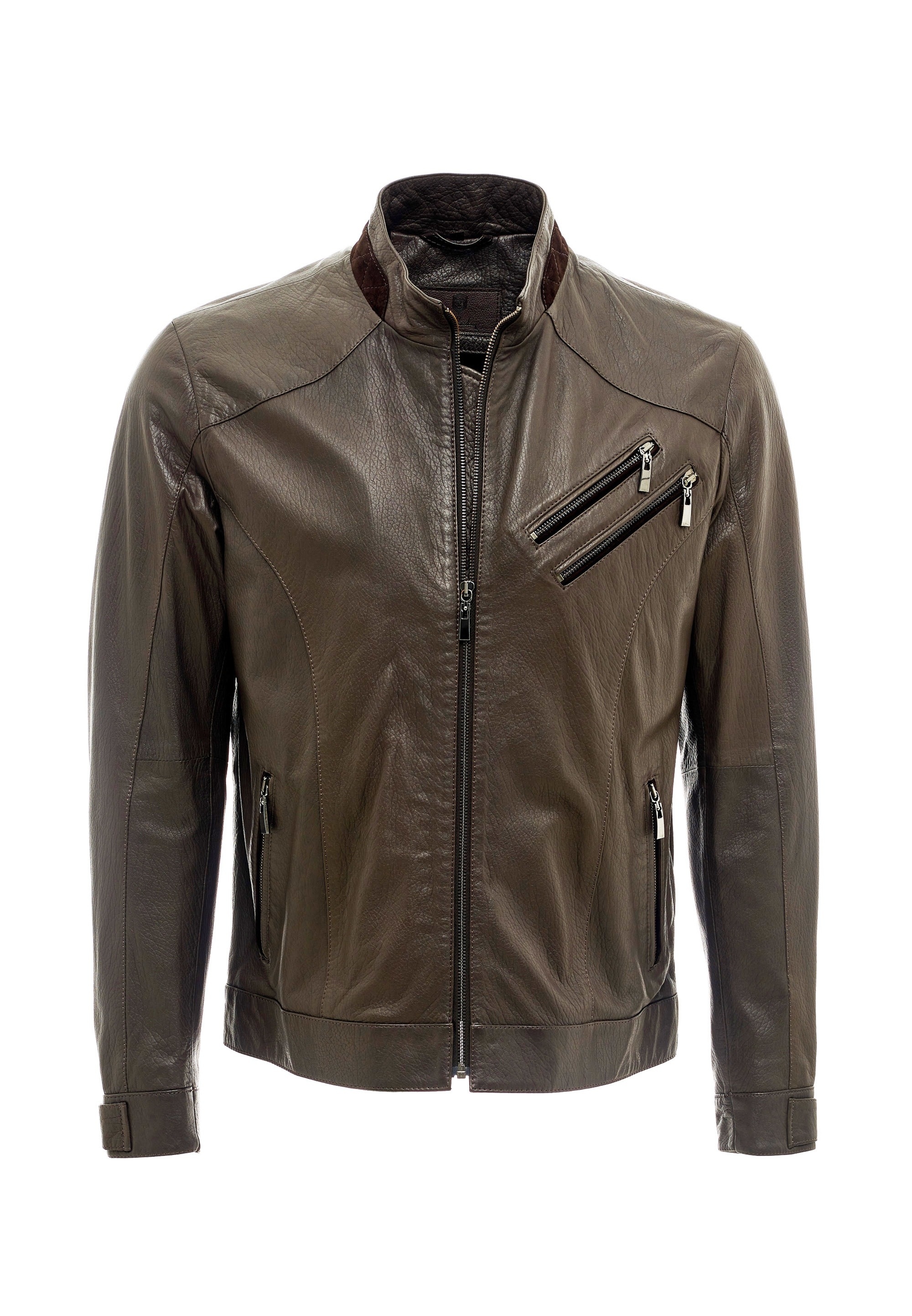Pierre Cardin Lederjacke, in tollem Biker-Look