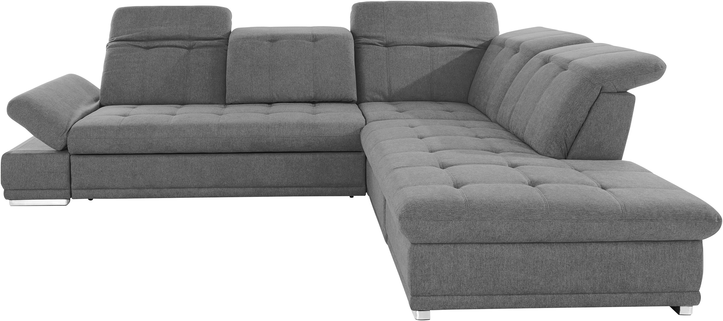 COTTA Ecksofa »Holiday L-Form mit Sitztiefen-, Armteil- und Kopfteilverstellung«, wahlweise mit Bettfunktion & Bettkasten