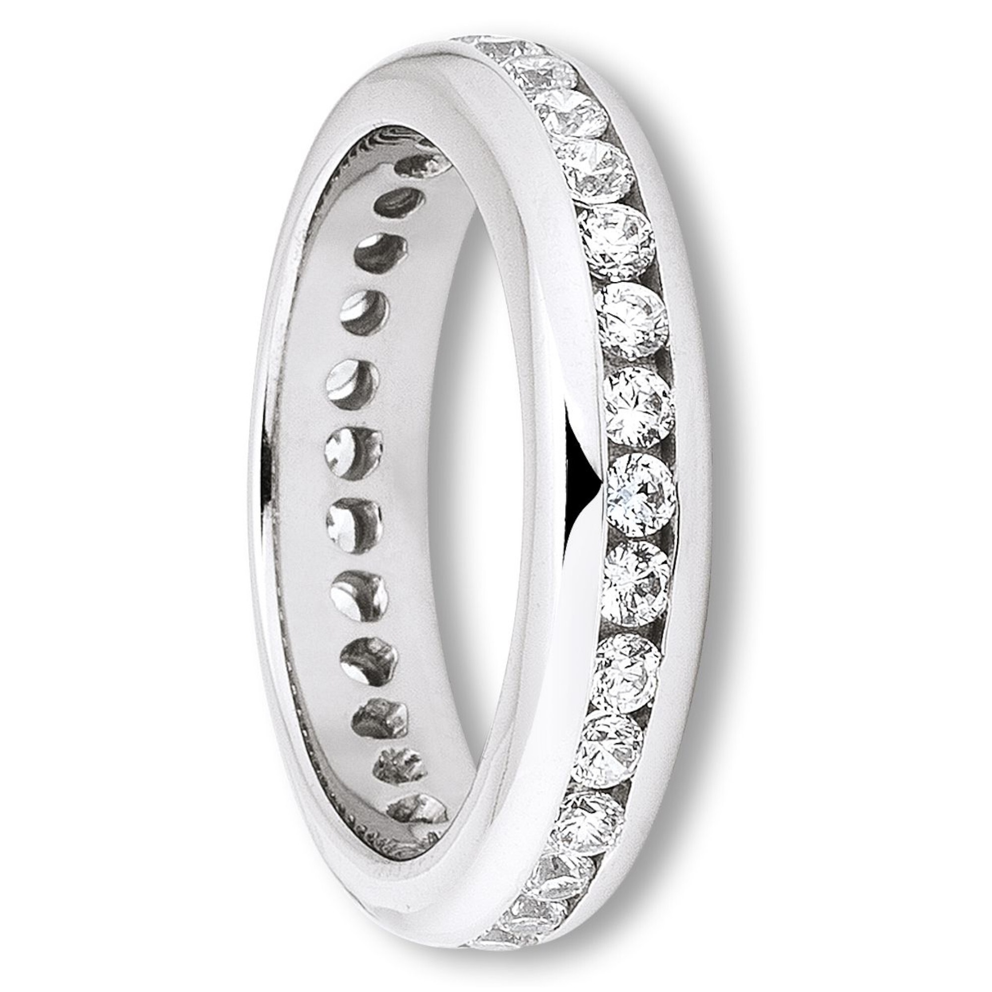 Silberring ONE ELEMENT "Zirkonia Ring aus 925 Silber" Gr. 56, silber, Fingerringe, Damen, 56,mit Zirkonia, Silber 925 (Sterlingsilber), Silberring, Ausdruck von Individualität – dezent, bedeutungsvoll, nah am Herzen