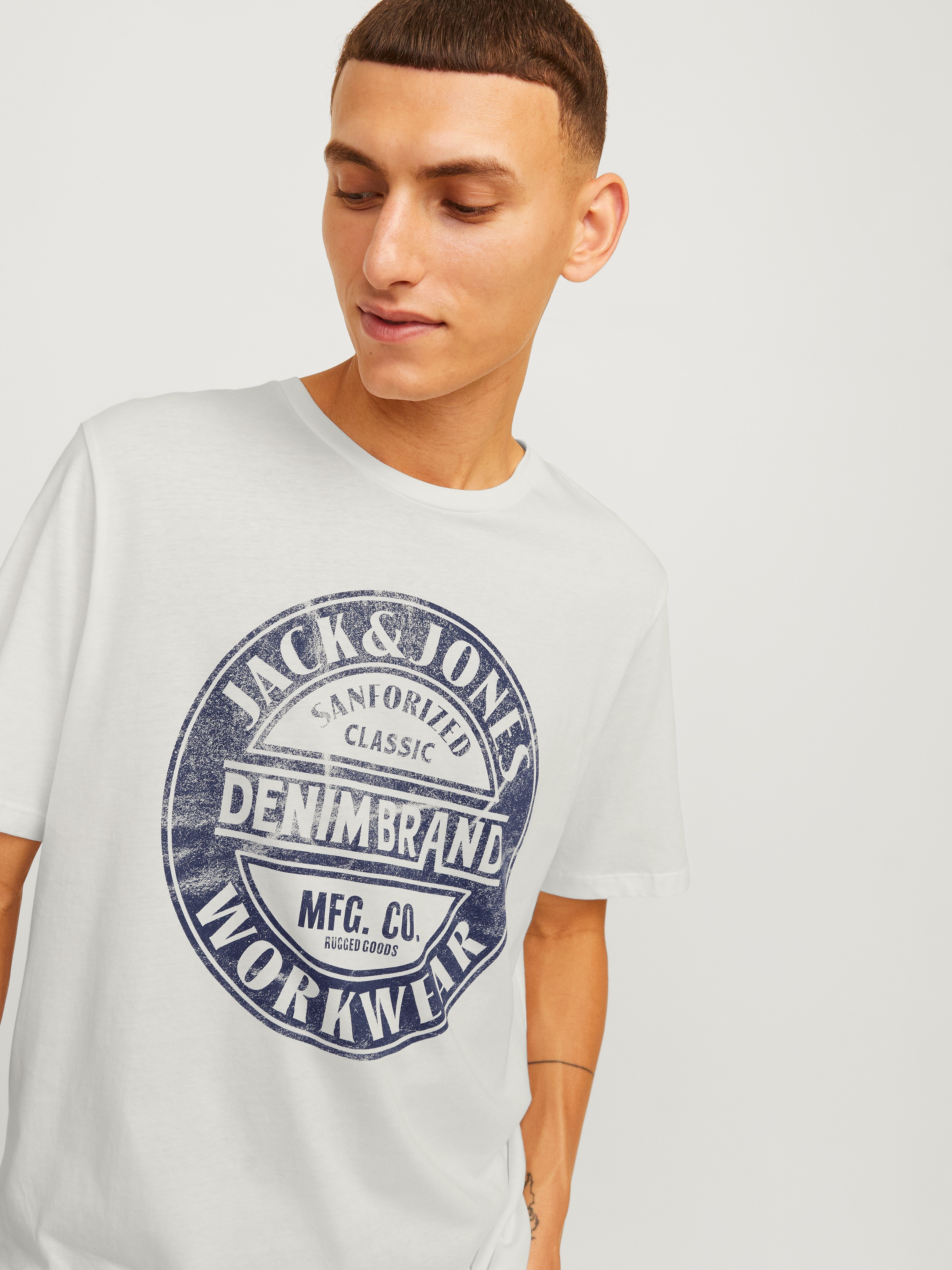 Jack & Jones Rundhalsshirt »JJJEANS TEE SS O-NECK«