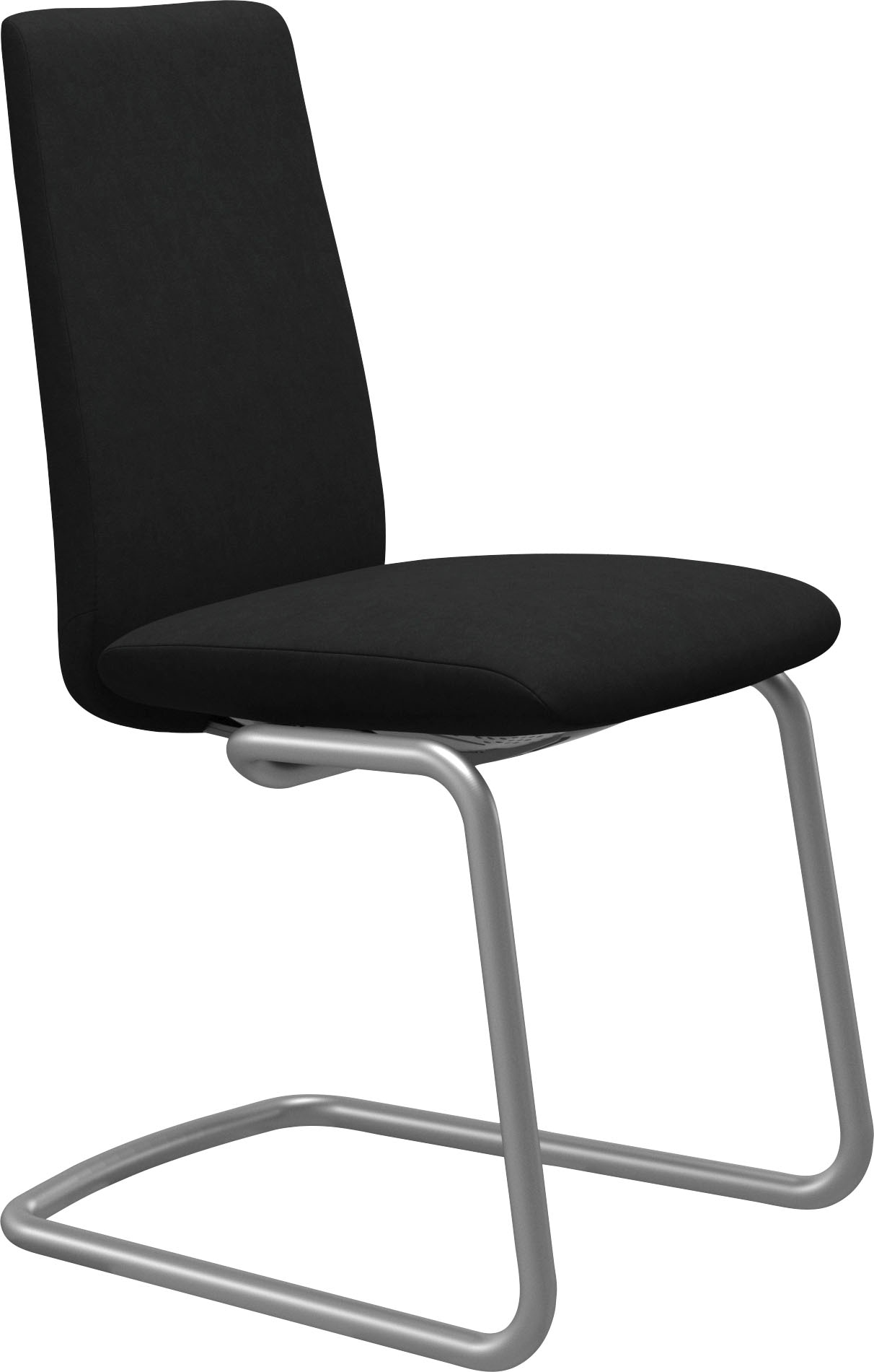 Stressless Polsterstuhl "Laurel", Microfaser DINAMICA, Low Back, Größe M, mit Beinen aus Stahl in Chrom matt