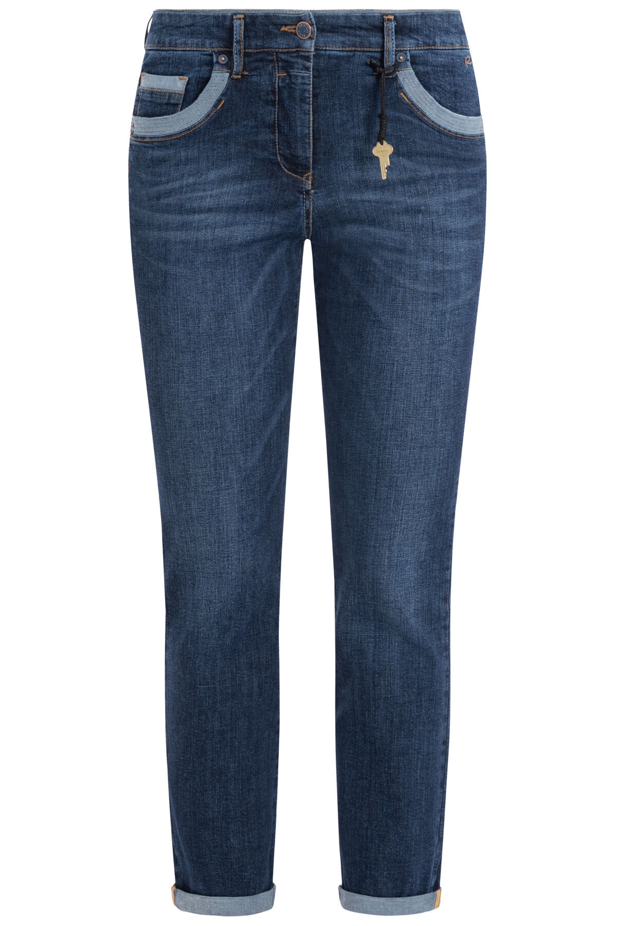 Recover Pants Slim-fit-Jeans »Luna«, mit Stickerei auf den Gesäßtaschen
