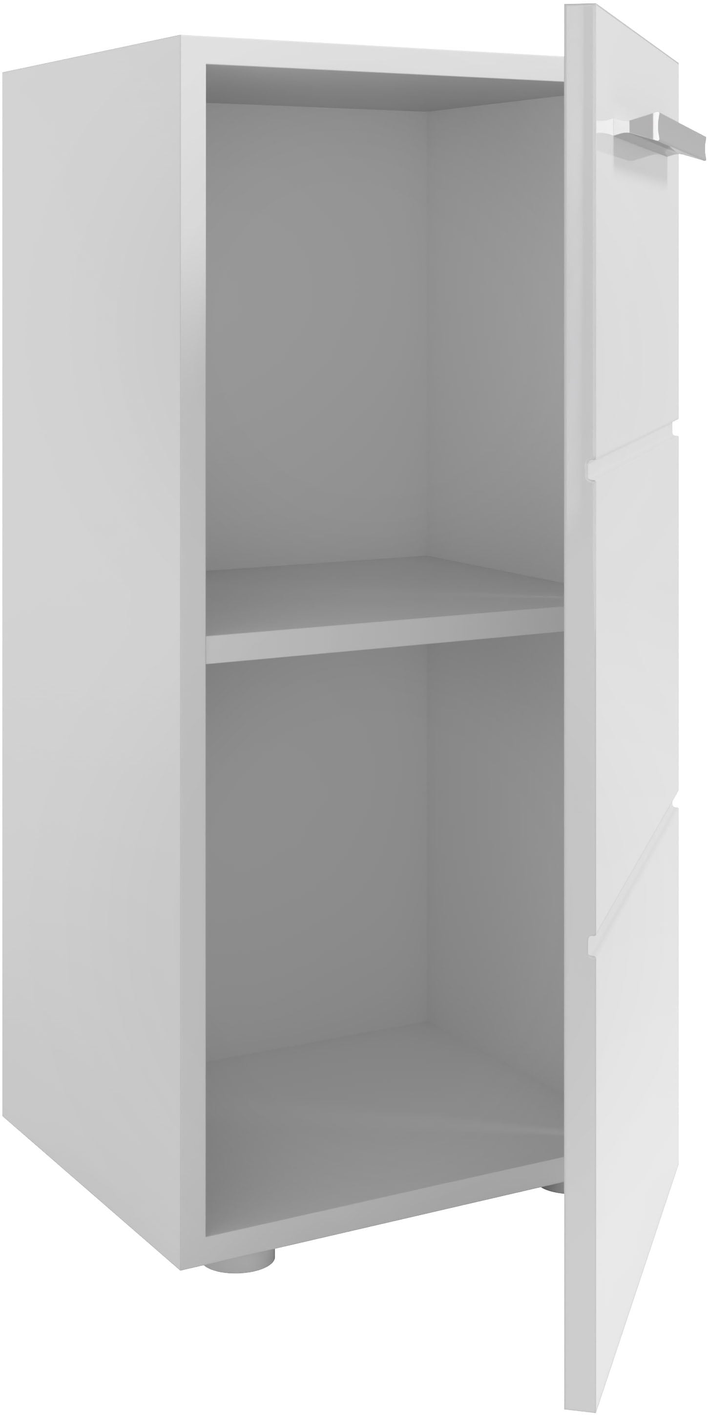 BASIC by Balculina Midischrank »Mandi« 1 Stk. tlg. Breite 34cm, hochglanz Front