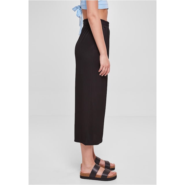 URBAN CLASSICS Jerseyrock »Damen Ladies Rib Jersey Midi Skirt«, (1 tlg.)  online bestellen | BAUR