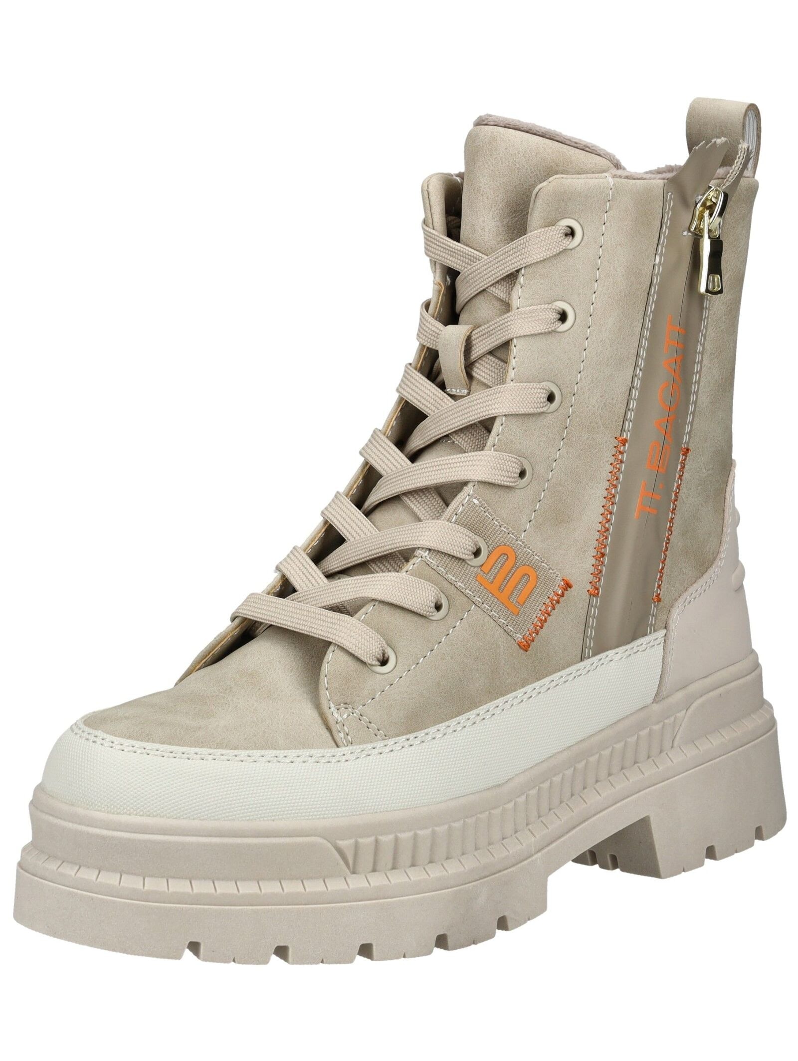 BAGATT Schnürstiefelette "BAGATT Stiefelette Lederimitat/Textil" günstig online kaufen
