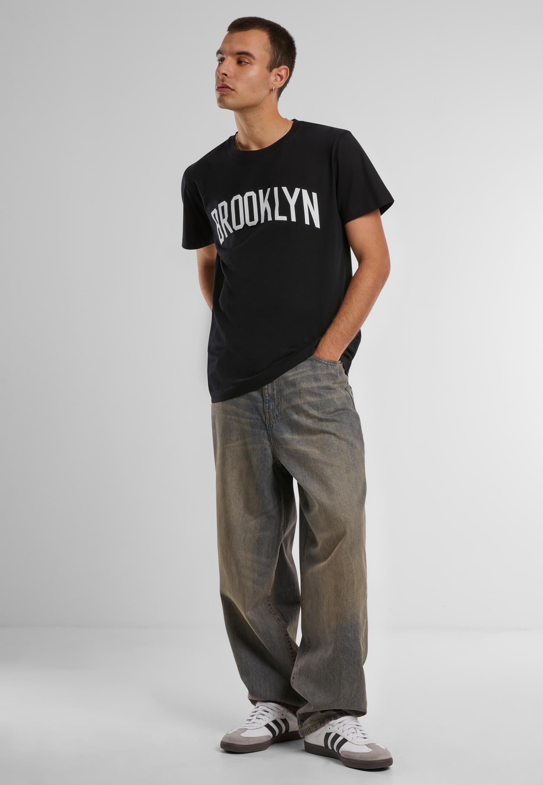 MisterTee T-Shirt »MisterTee Herren Brooklyn Tee«, (1 tlg.)