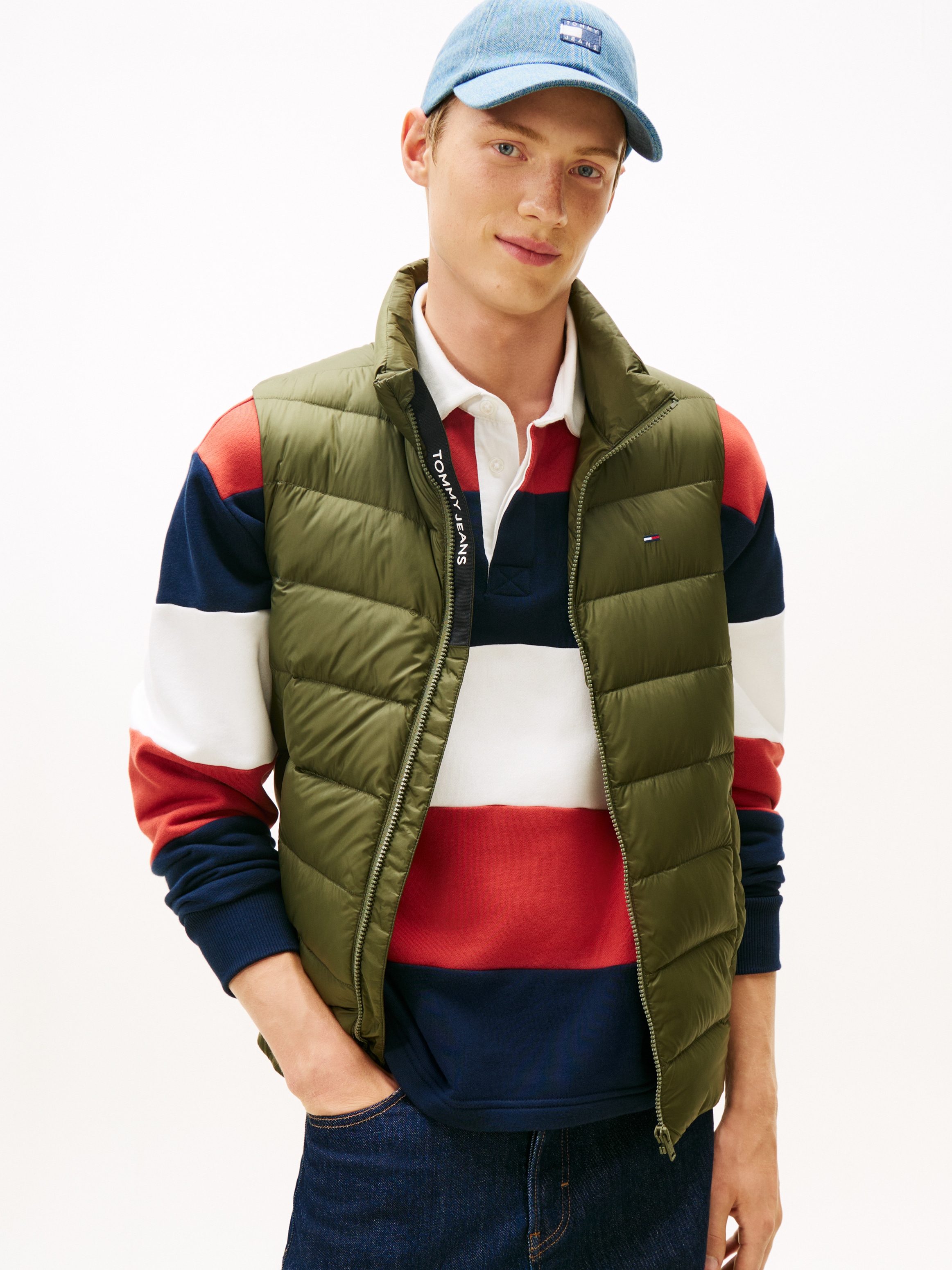 Tommy Jeans Steppweste "TJM LT DOWN VEST EXT" mit Daunenwattierung günstig online kaufen