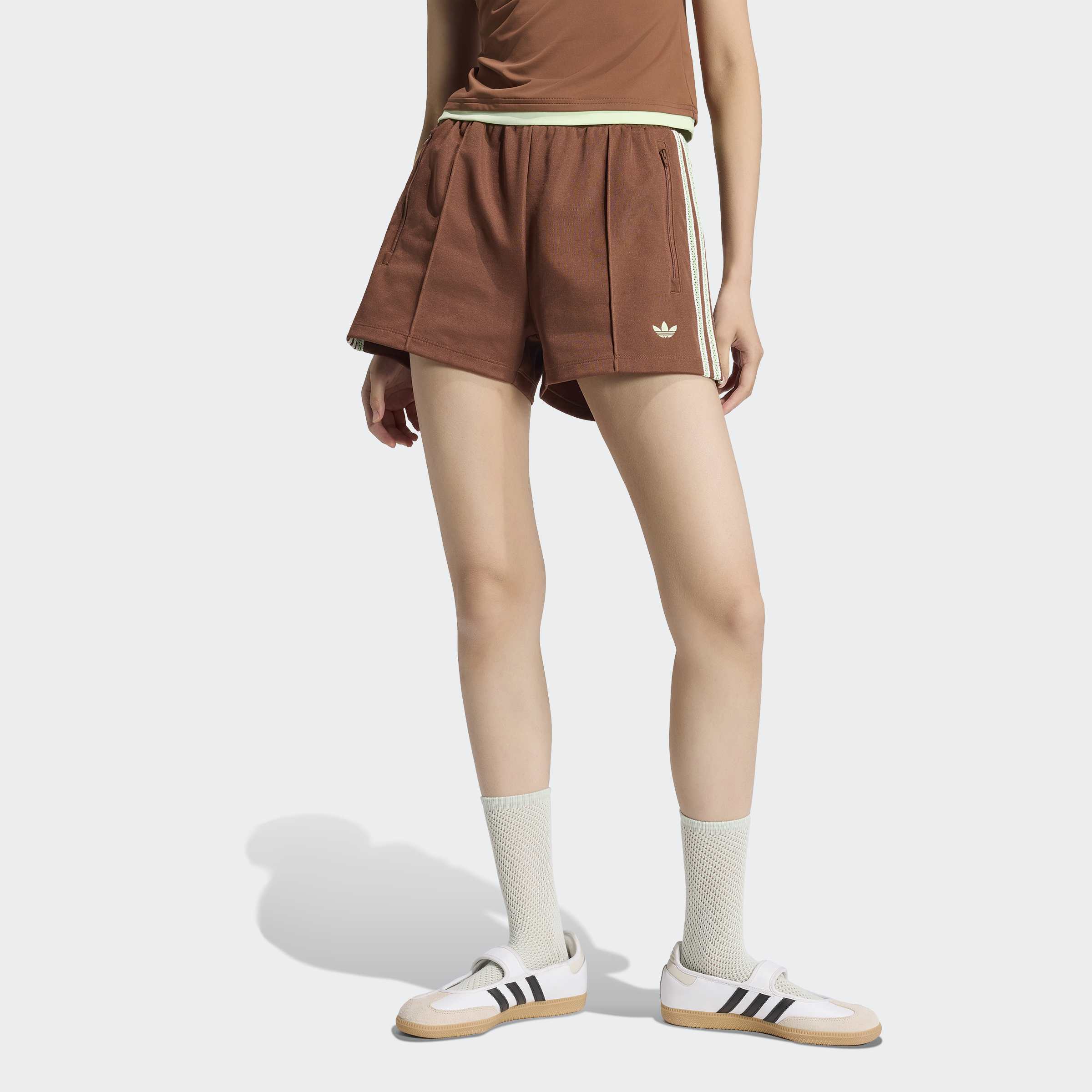 adidas Originals Shorts "ADIDAS ORIGINALS SUMMER GLOW" aus Baumwolle, mit Gummizug, enger Schnitt