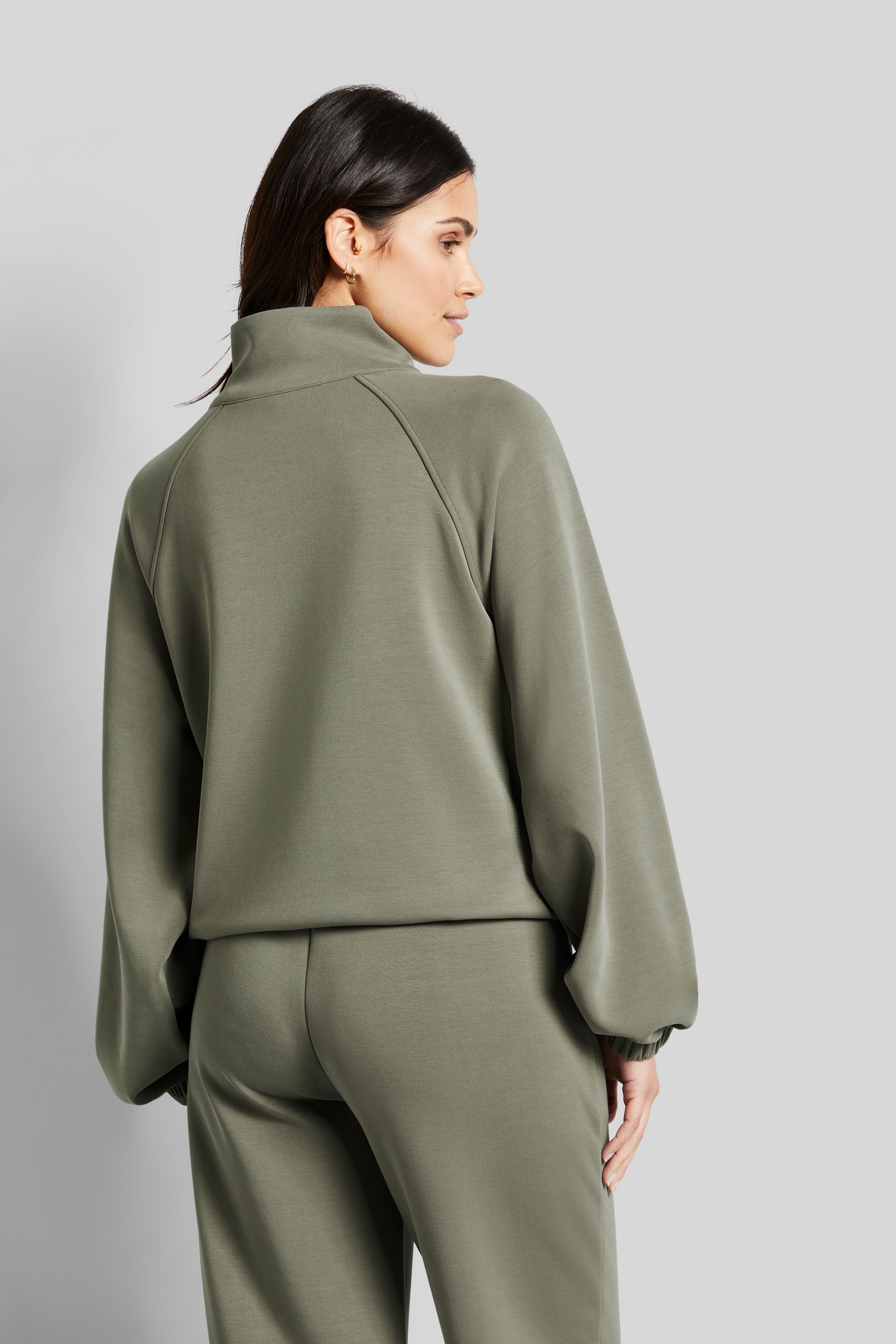 bugatti Sweatjacke, mit Stehkragen