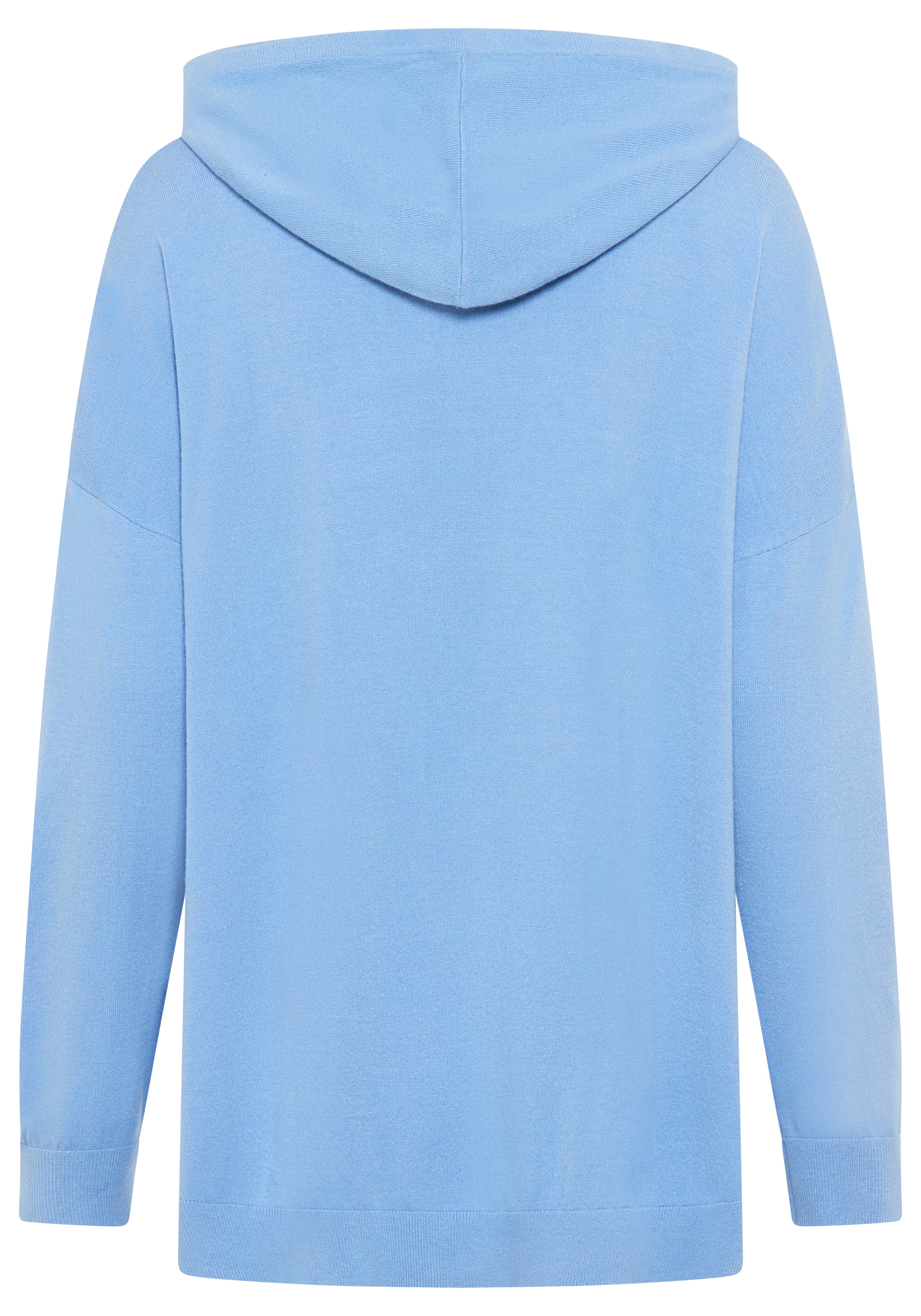 Flashlights Kapuzenpullover mit 3/4 Ärmeln und lockerem Schnitt, Viskosemischung
