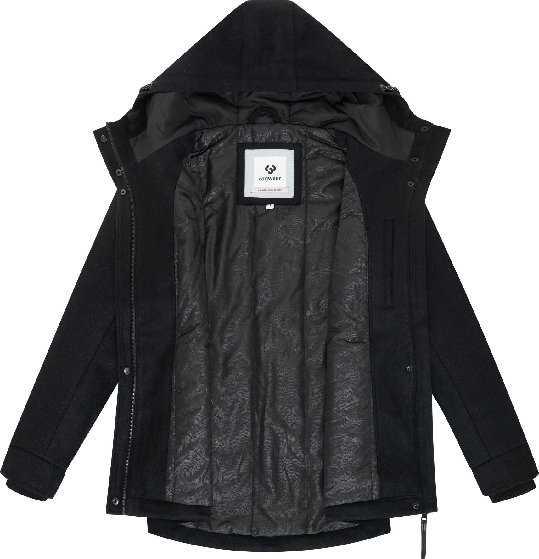 Ragwear Winterjacke »Monadde Felt YOUMODO«, mit Kapuze, Wasserfeste warme Jacke mit Kapuze