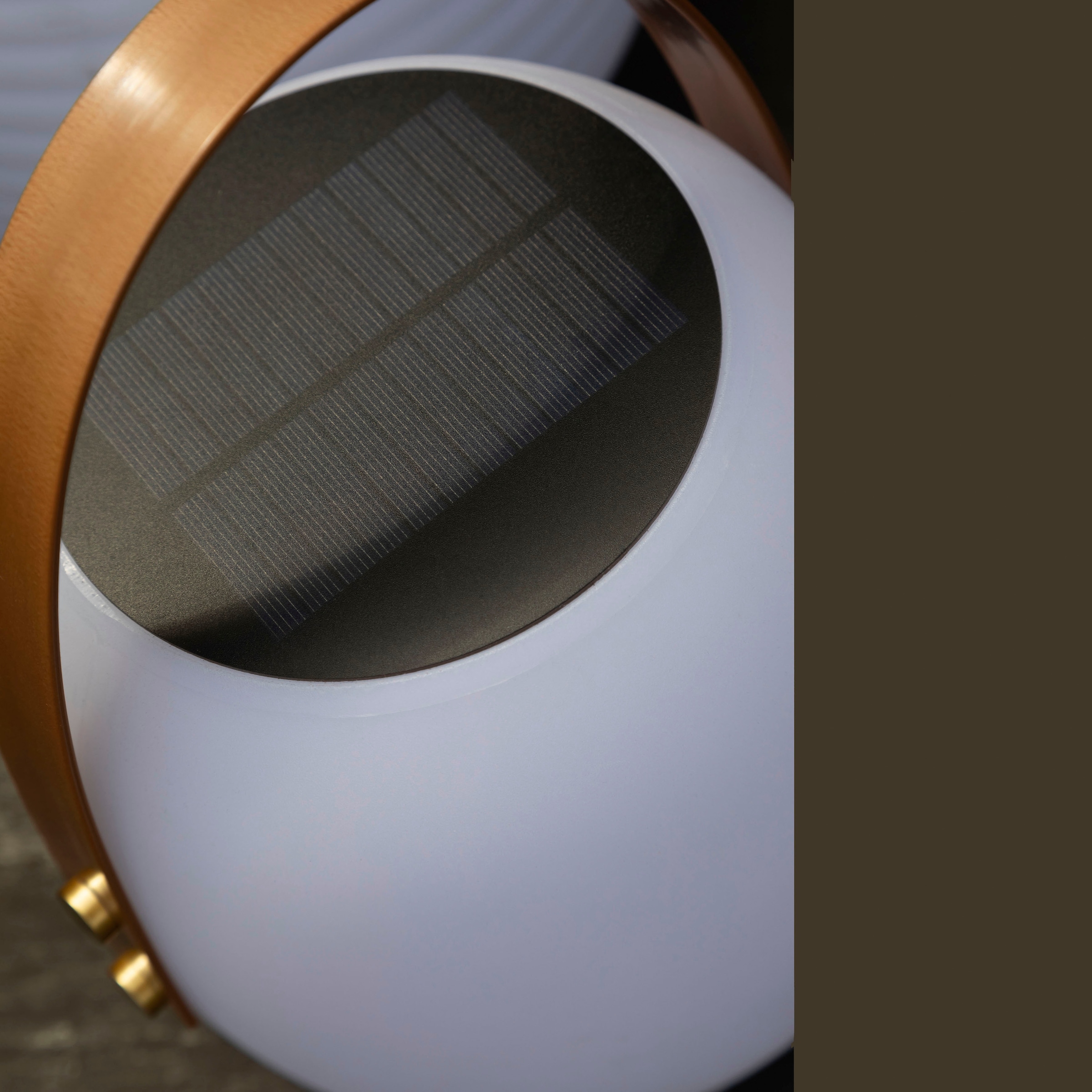 SCHÖNER WOHNEN-Kollektion Außen-Tischleuchte »Bell«, 1 flammig-flammig, LED 2 W+0,6 W RGB,mobiles Licht immer und überall dabei,dimmbar,RGB