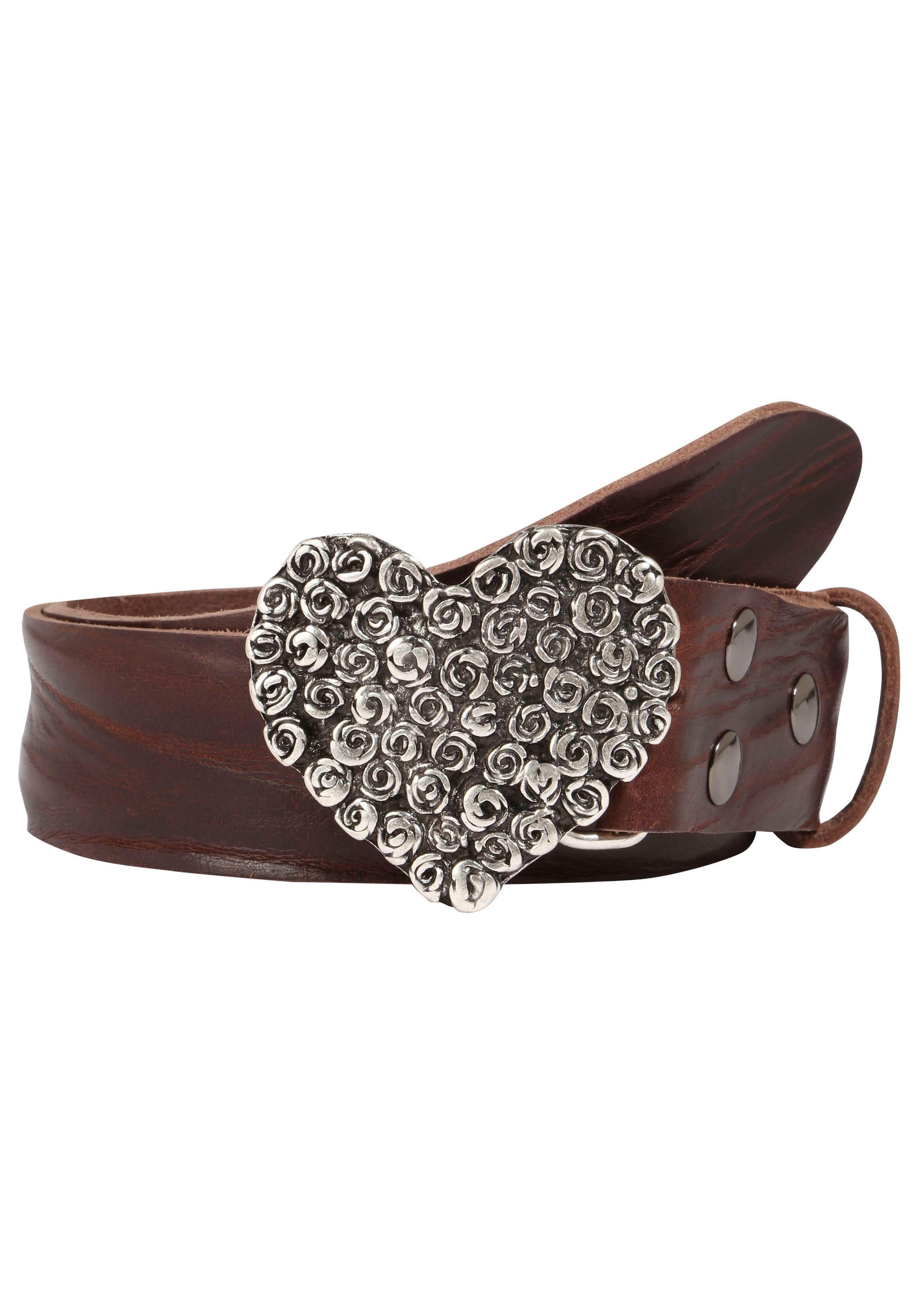 Rettungsring Gürtel Ledergürtel mit austauschbarer Schließe "Felswand Rosen günstig online kaufen