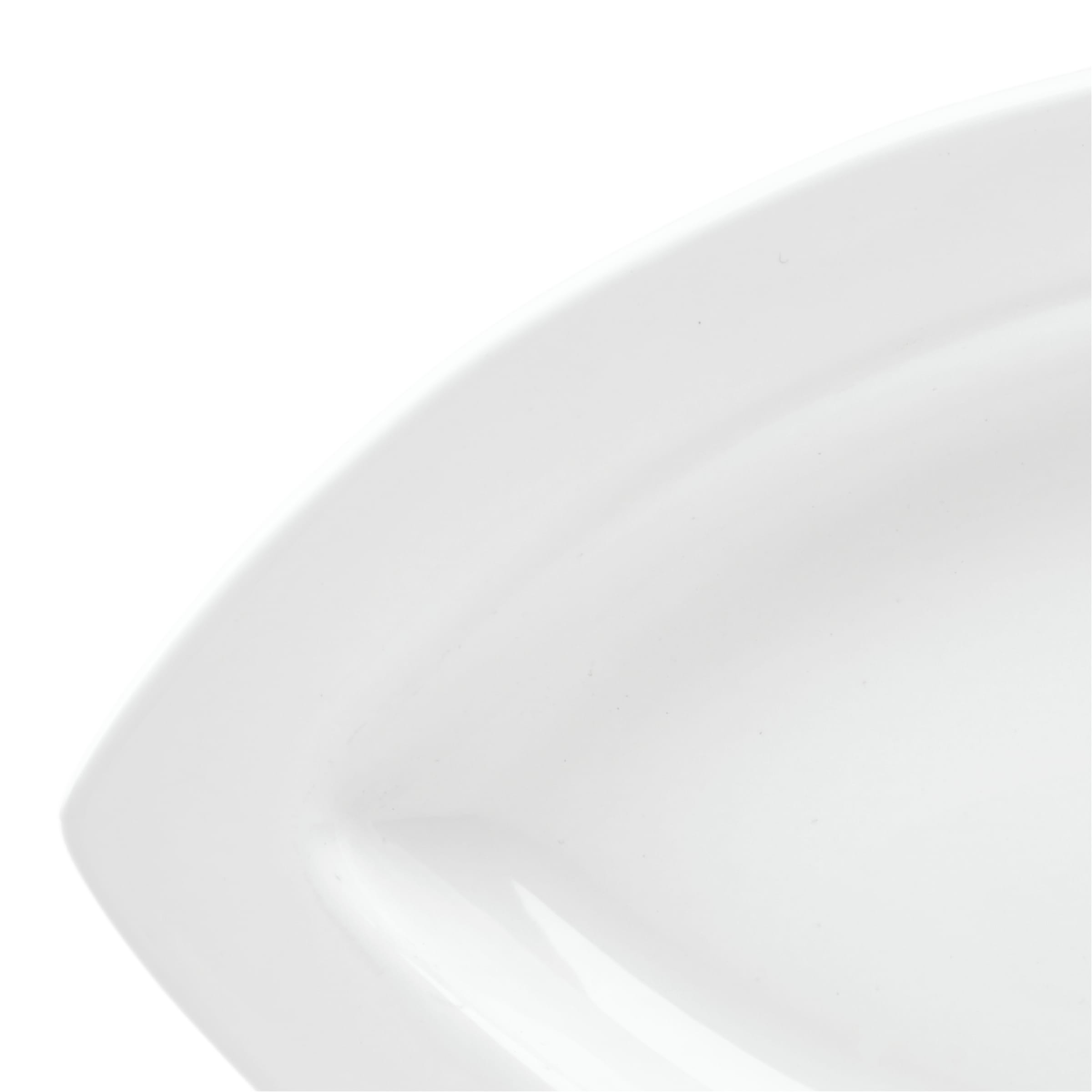 van Well Servierplatte »Platte flach 21 cm, Linsenform, 6 Stück«, (Set, 6 tlg.), spülmaschinen- und mikrowellengeeignet
