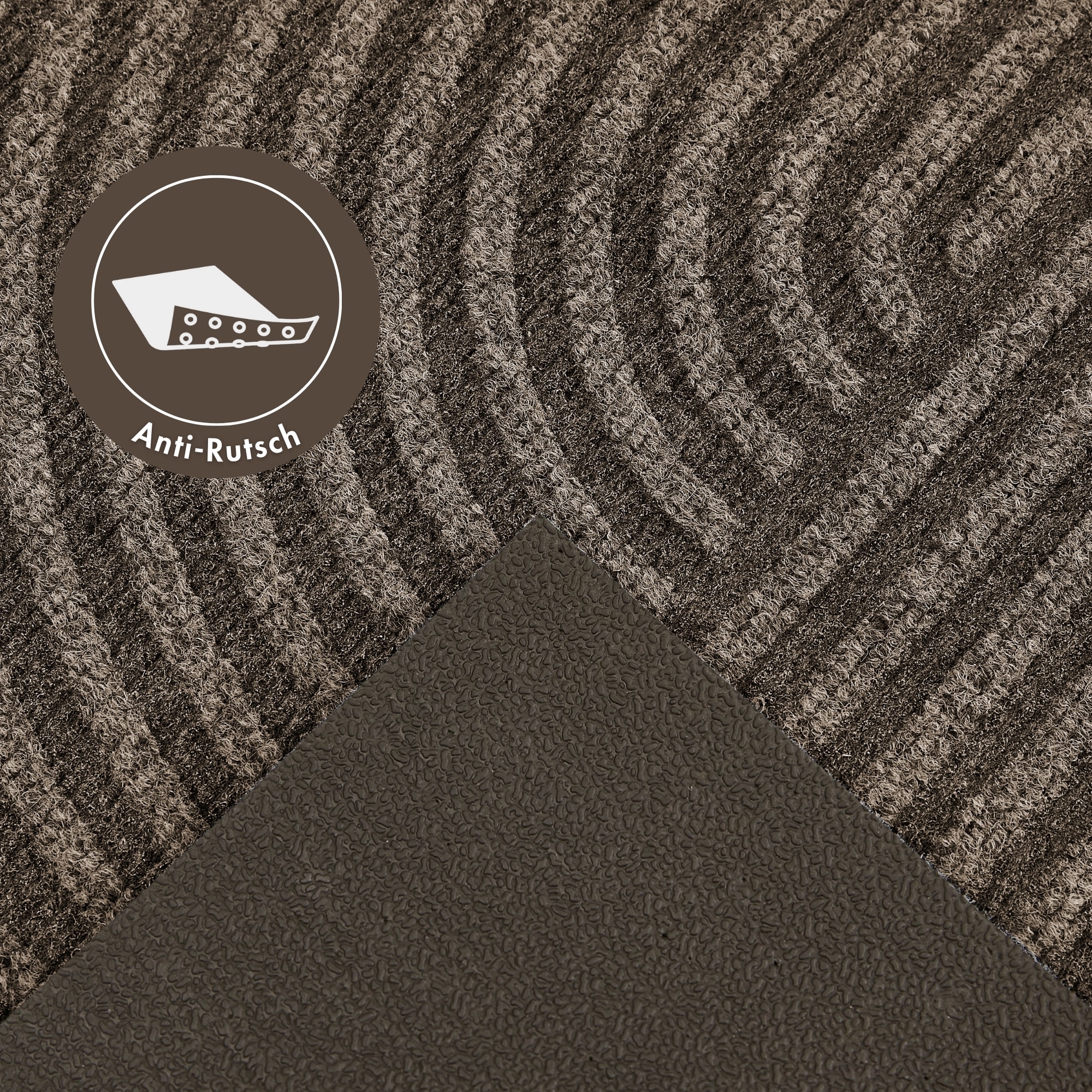 Andiamo Fußmatte »Yukon« rechteckig 6 mm Höhe Schmutzfangmatte, modernes Design, robust, waschbar, rutschhemmend