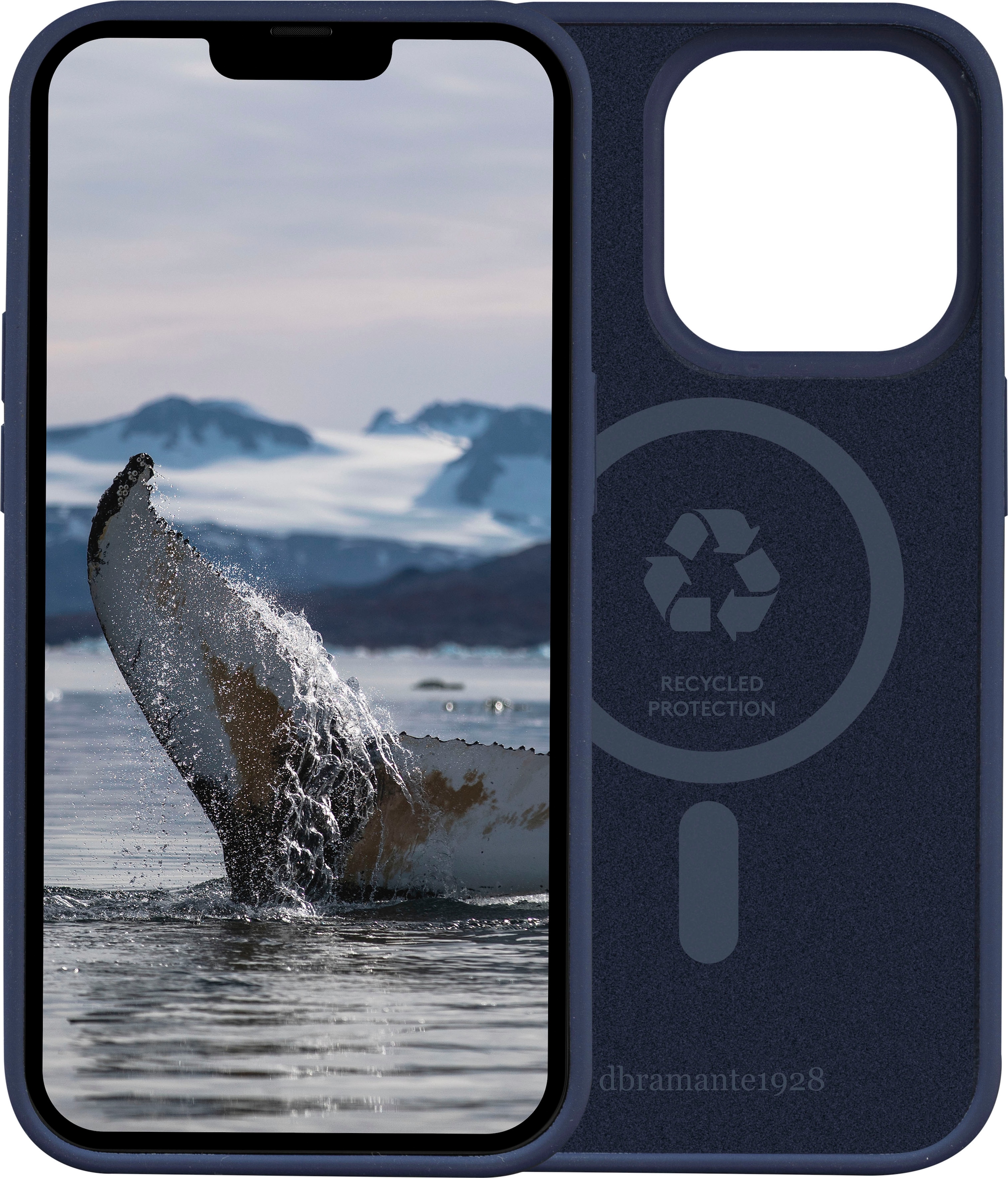 DBRAMANTE1928 Handyhülle "Monaco iPhone 14 Pro", iPhone 14 Pro, blau, Hüllen