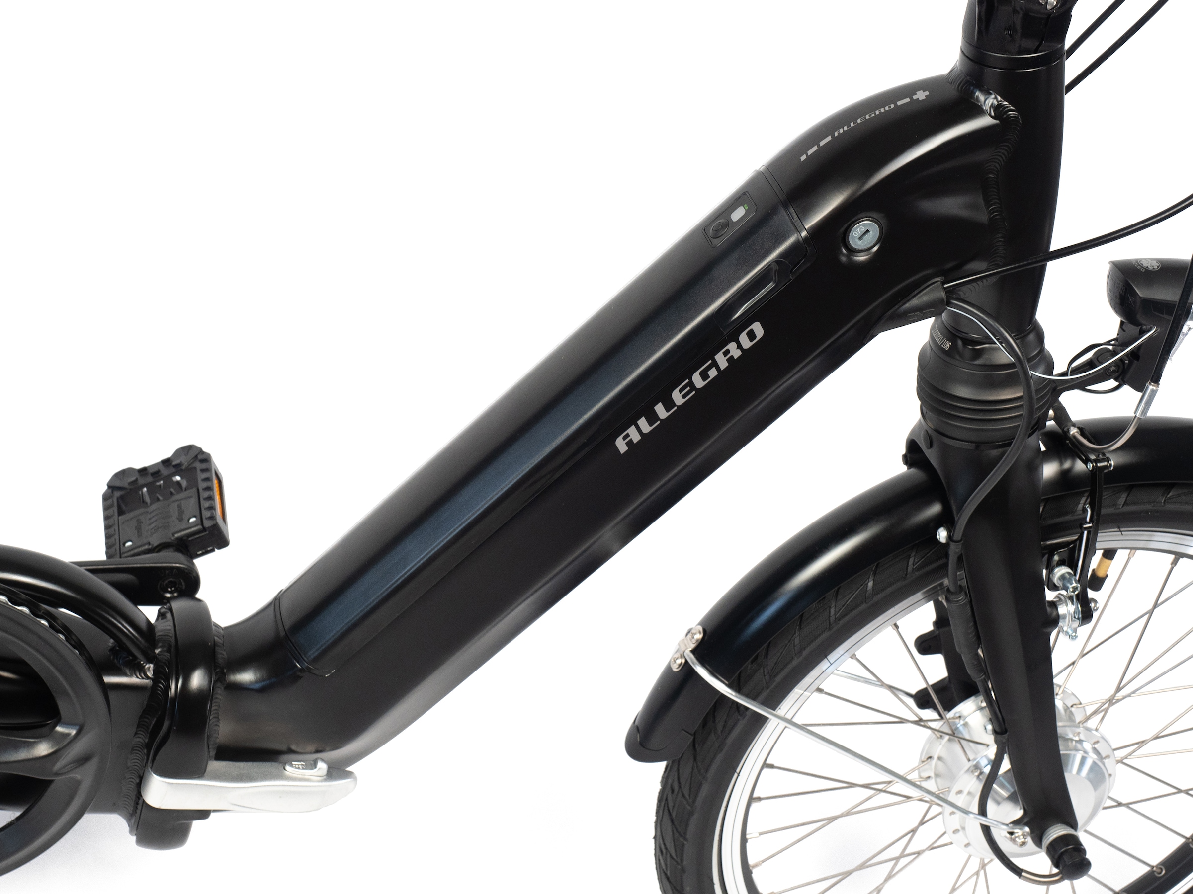 ALLEGRO E-Bike »Andi 3 Plus 374«, 3 Gang, Shimano, Nexus, Frontmotor 250 W, Pedelec, Elektrofahrrad für Damen u. Herren, Faltrad