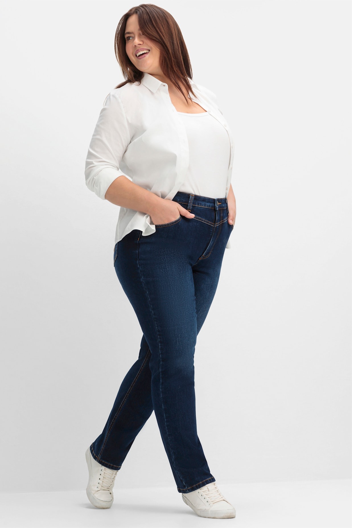 Sheego 5-Pocket-Jeans, (1 tlg.) günstig online kaufen