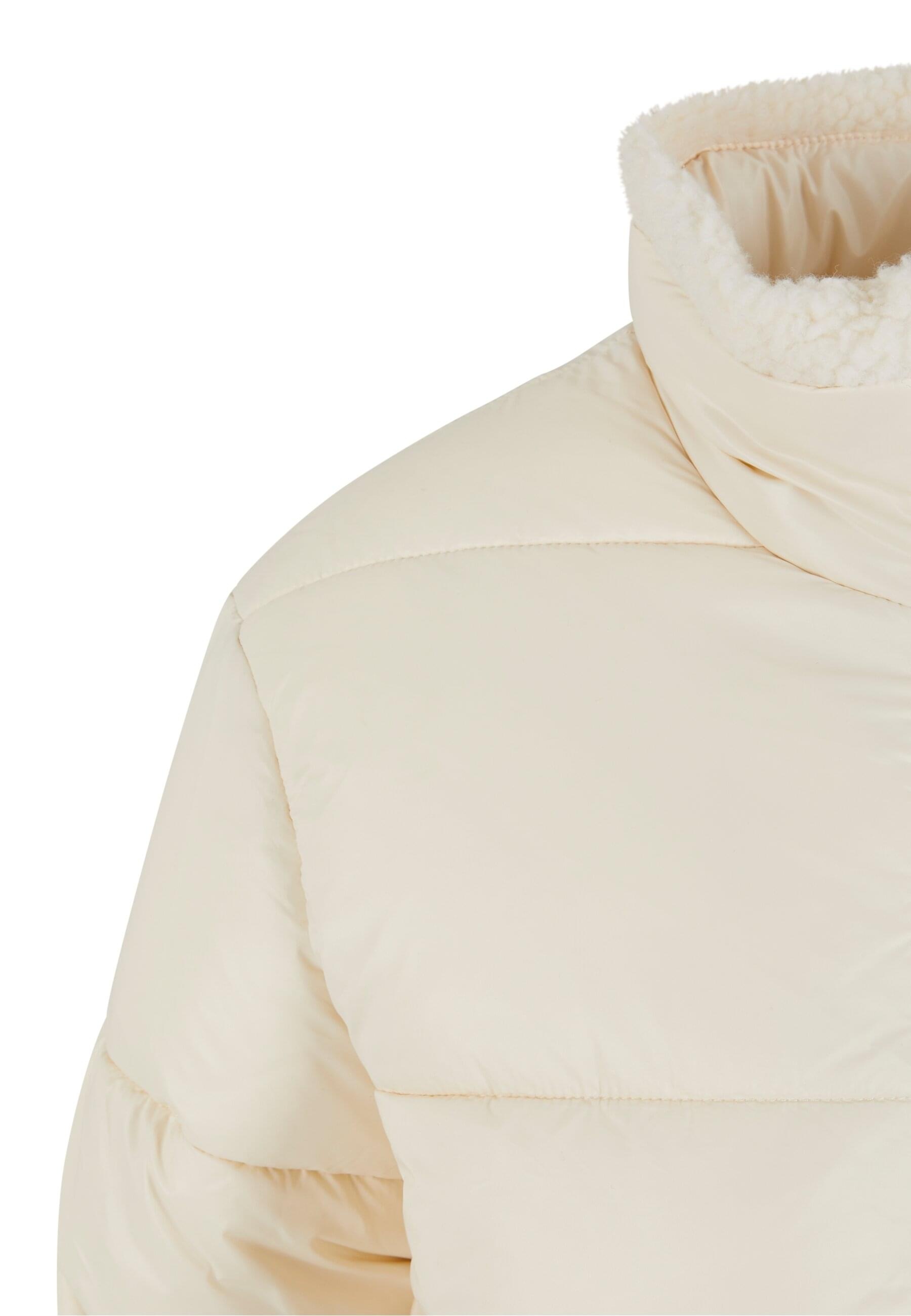 URBAN CLASSICS Allwetterjacke »Urban Classics Ladies Recycled Shiny Puffer Sherpa Jacket«, (1 St.), ohne Kapuze