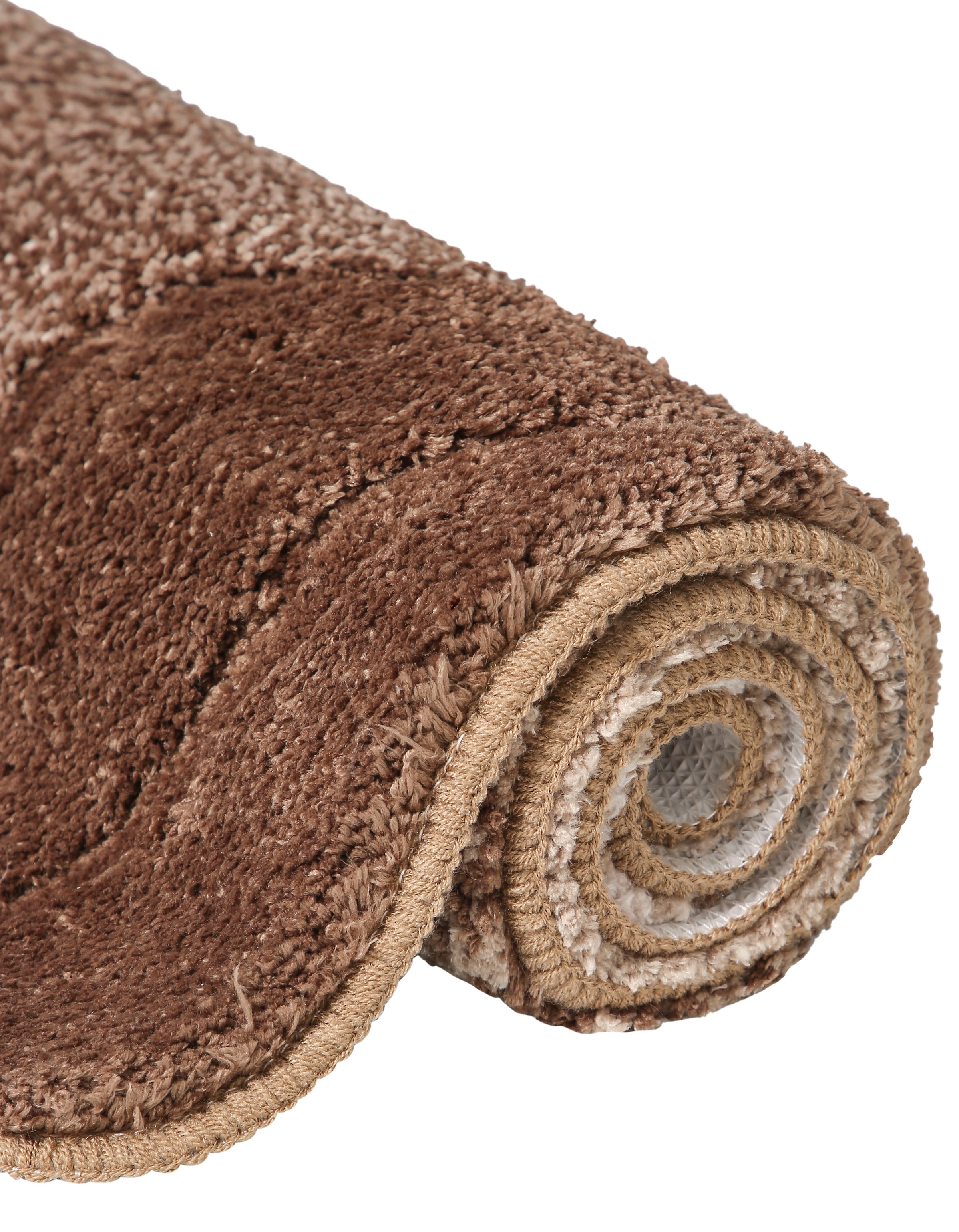 my home Badematte »Josie, Badvorleger, Badezimmer Teppich«, rutschhemmend beschichtet, fußbodenheizungsgeeignet-schnell trocknend-strapazierfähig, Badteppich, Badematten, rechteckig, rund & als 3-tlg. Set erhältlich