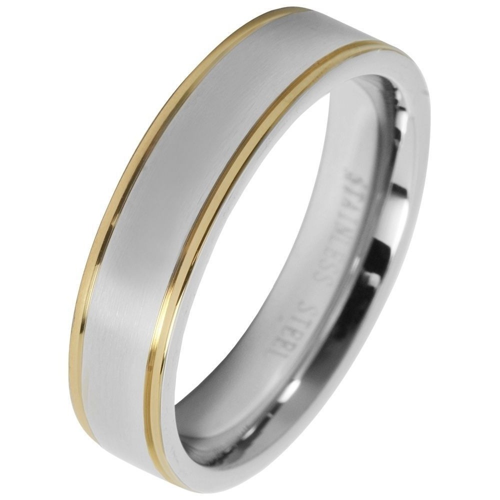Fingerring ADELIA´S "Herren Ring aus Edelstahl" Gr. 76, silber, Fingerringe, Herren, 76, Edelstahl, Fingerring 2