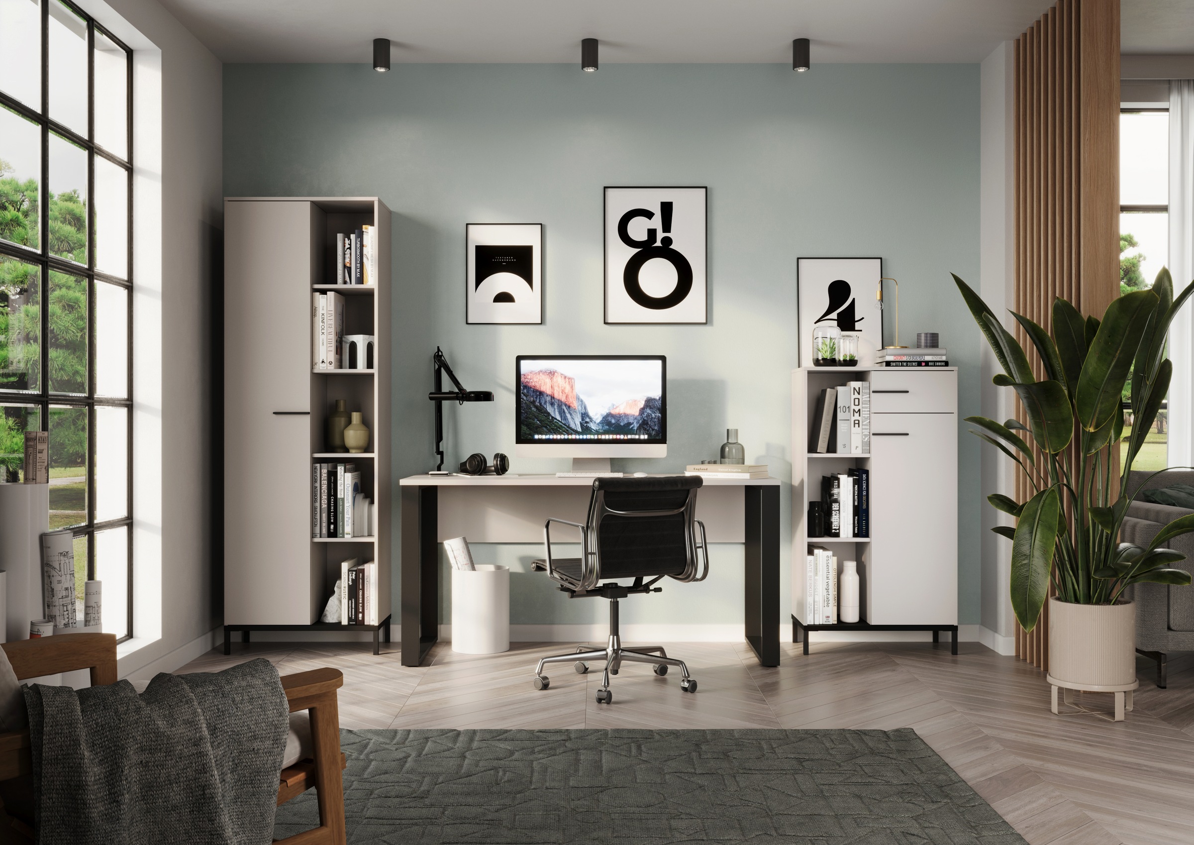 GERMANIA Aktenschrank "GW-Rovigo, mit offenem Regal," 1 Stk. tlg. spiegelve günstig online kaufen