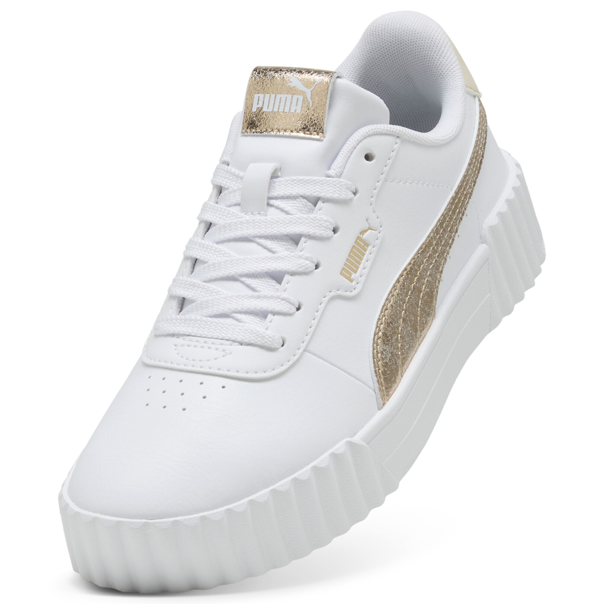 PUMA Sneaker »Carina 3.0 Metallic Whisper Sneakers Damen«