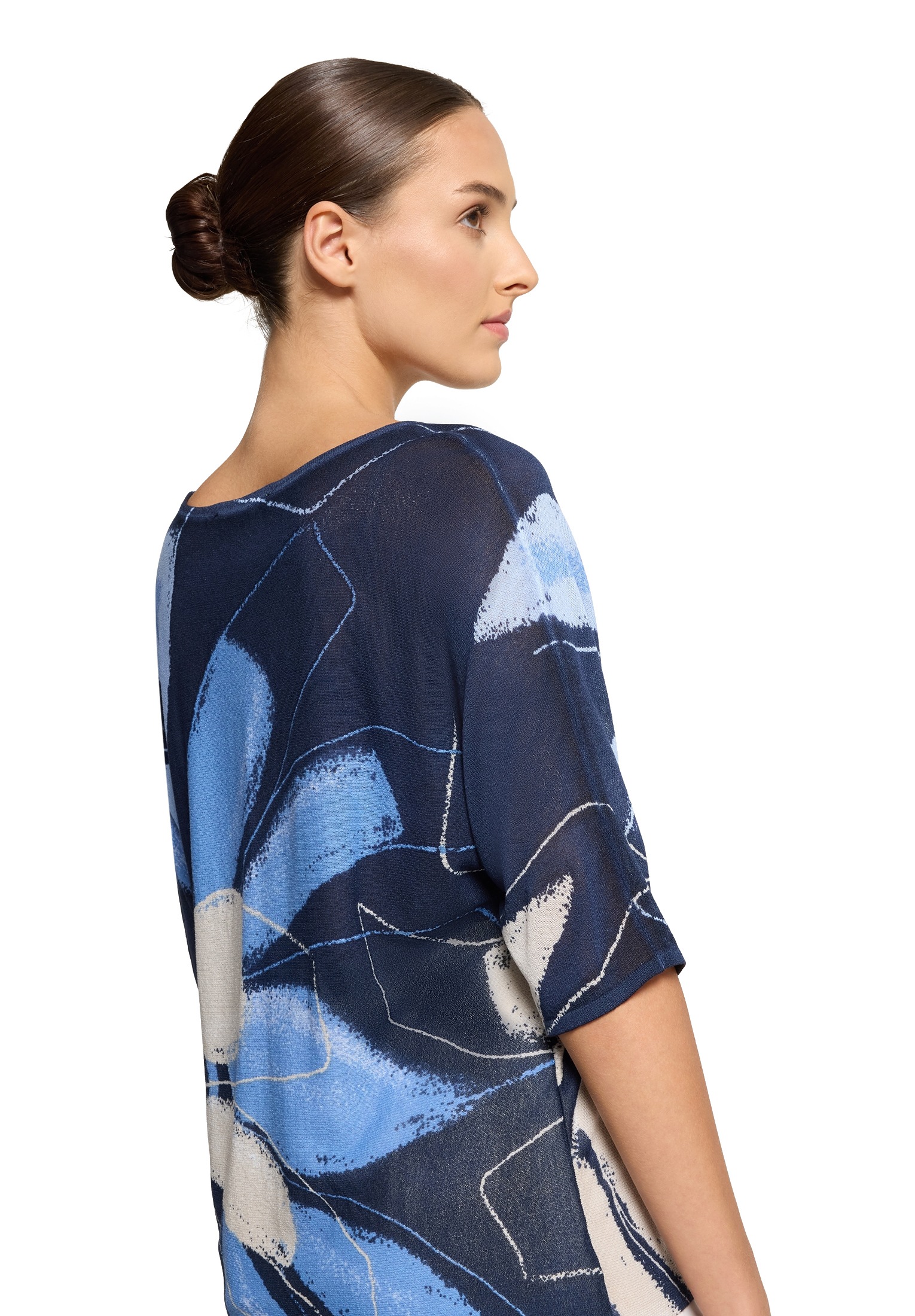 Betty&Co Strickpullover »Betty & Co Damen Feinstrickpullover mit Print«, (1 tlg.), Druck