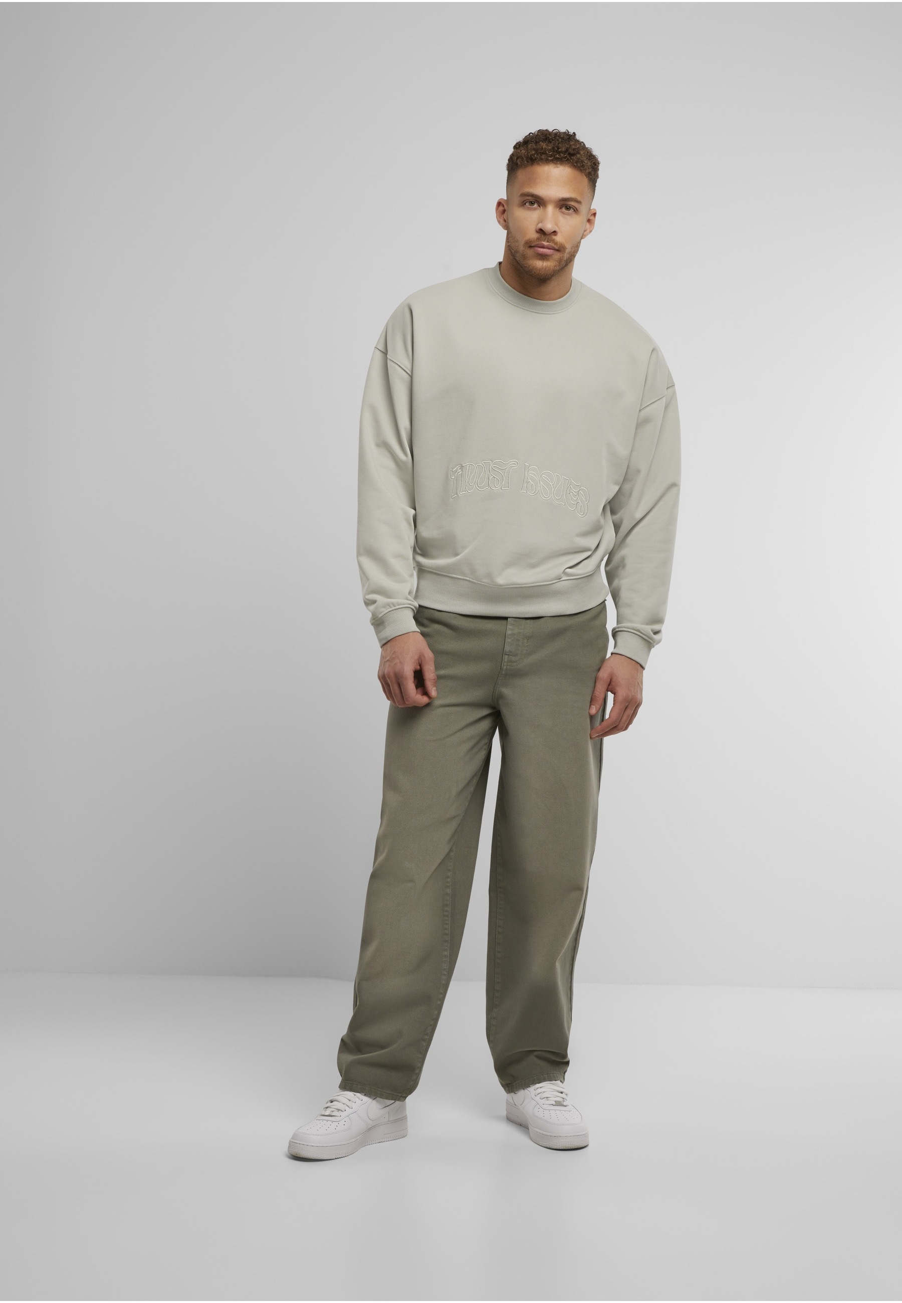 DEF Rundhalspullover »DEF DEF Trust Issues Pullover« 1 Stk.