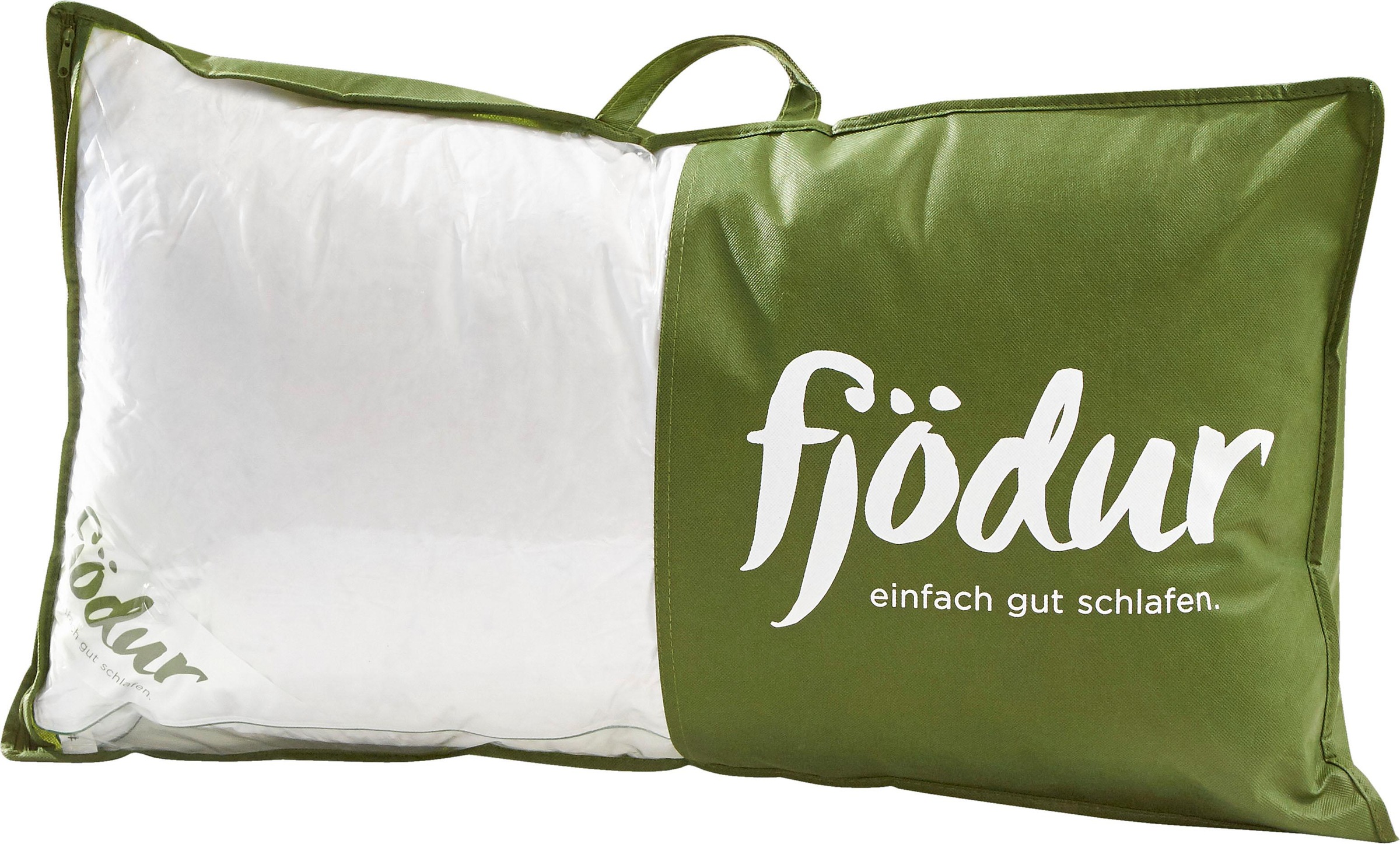 fjödur Federkissen »Fabian«, Füllung: 85% Federn, 15% Daunen, (1 St.), Stützfunktion im Nackenbereich, Kissen in 40x80 oder 80x80 cm