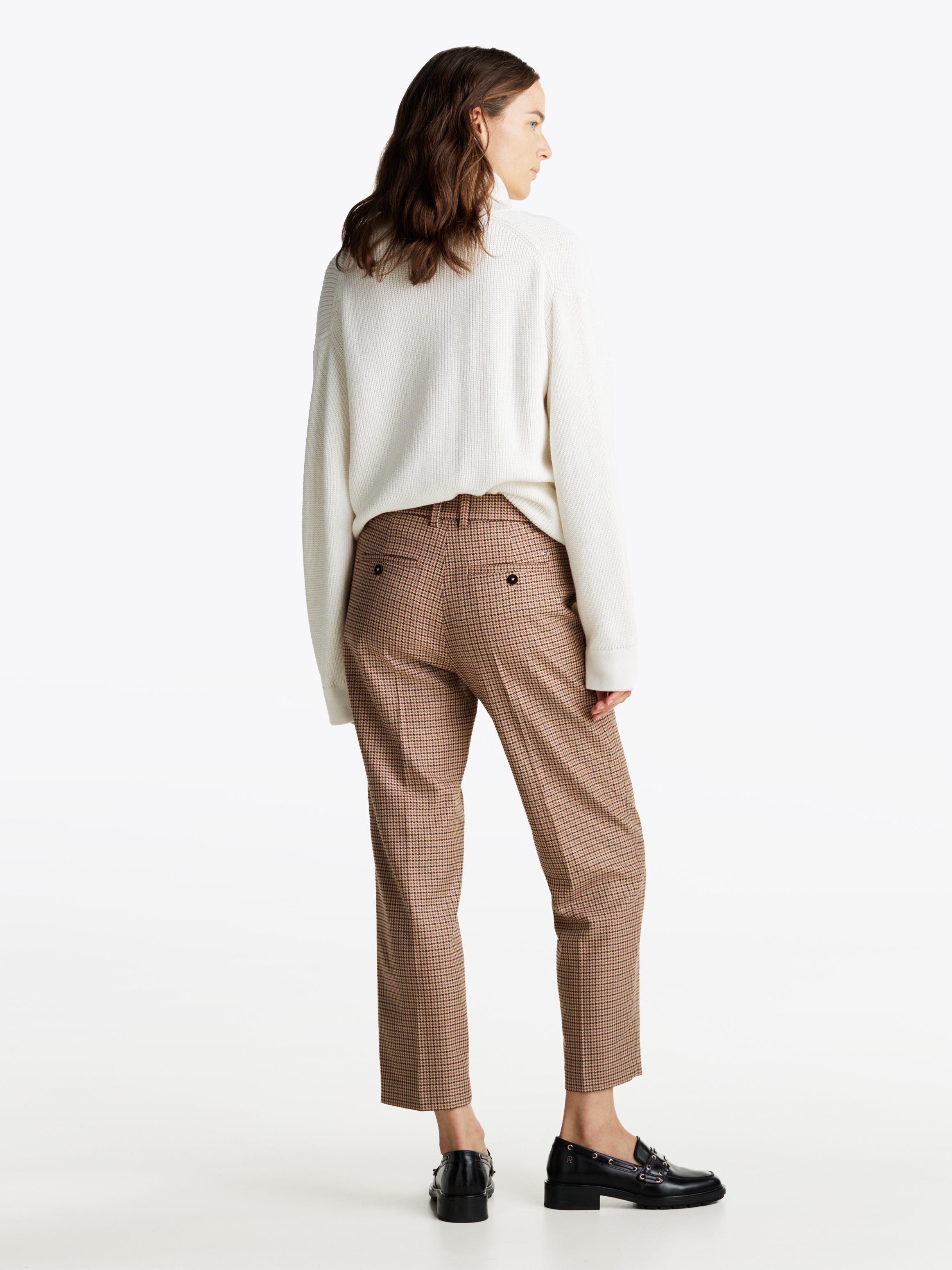 Tommy Hilfiger Webhose »CORE CHECK SLIM STRAIGHT PANT«, im Karodessin