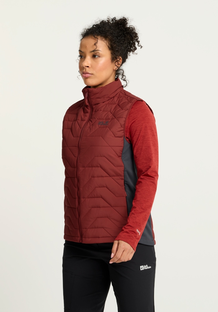 Jack Wolfskin Funktionsweste "FLEXTREK INS VEST W" Isolationsweste, warm, 3-in-1 kompatibel