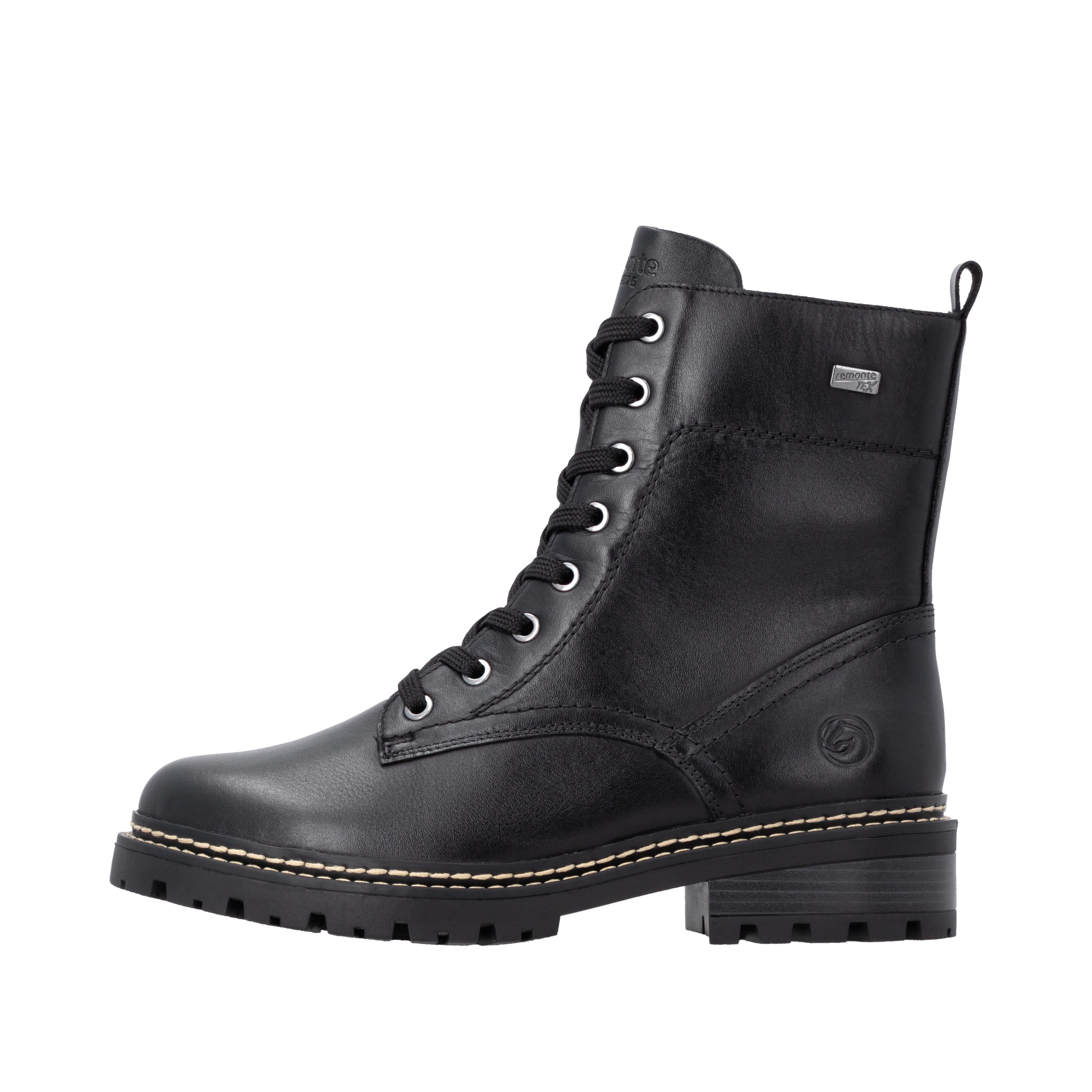 Remonte  Schnürstiefelette mit Innenreißverschluss, TEX-Membrane