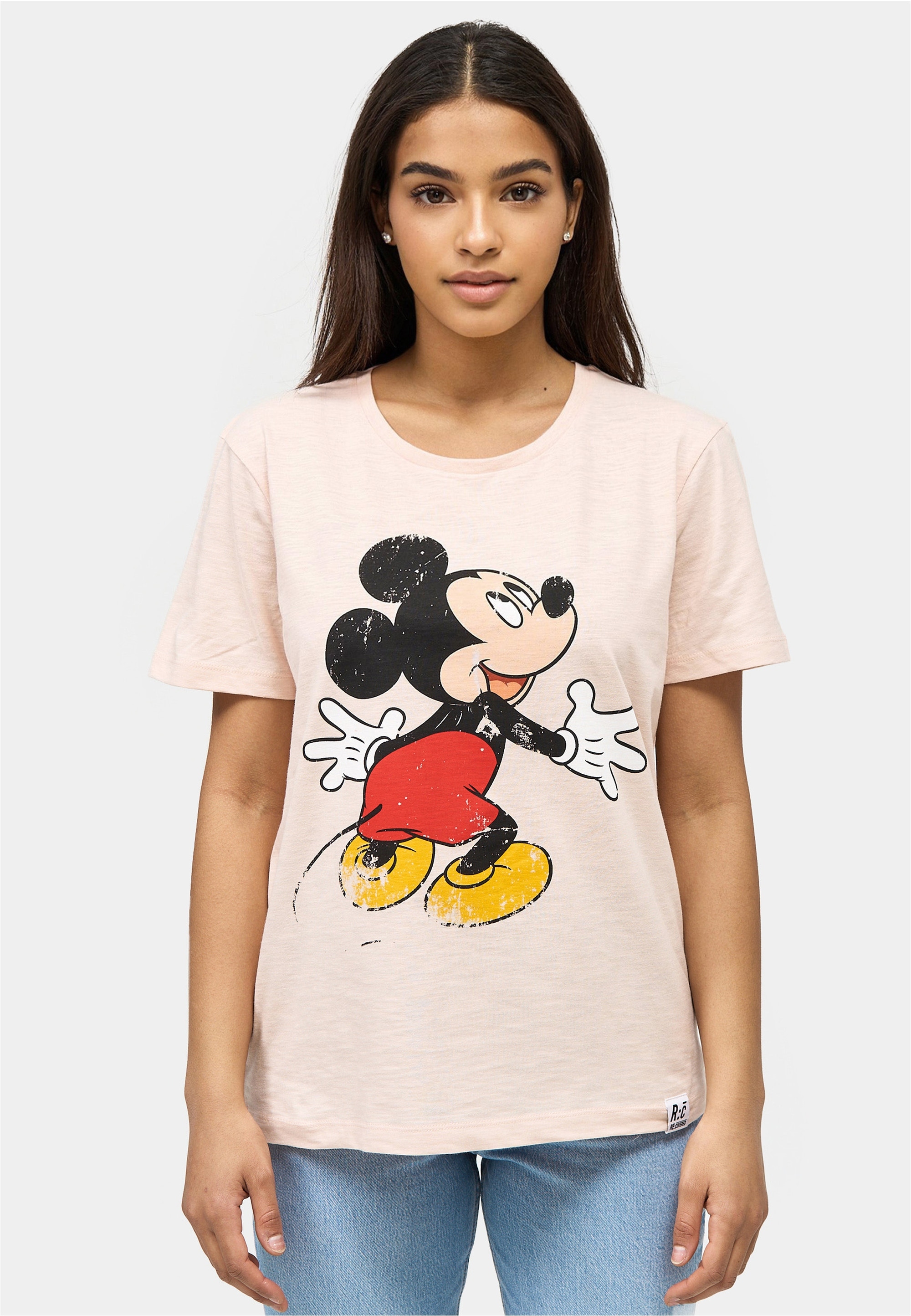 Recovered T-Shirt "Mickey Mouse Hug", 1 Stk. im zeitlosen Design günstig online kaufen