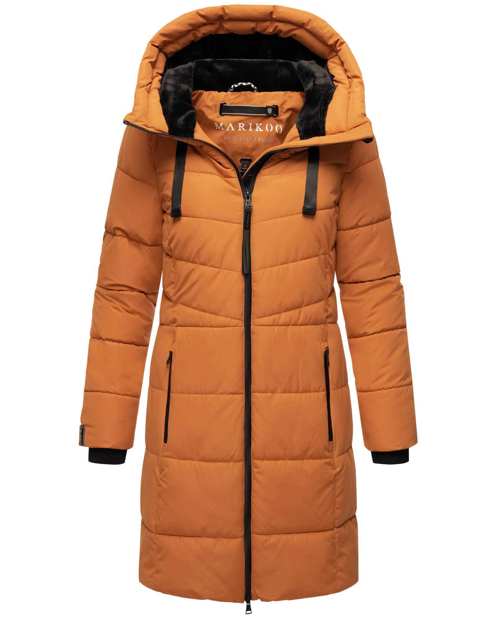 Marikoo Winterjacke "Natsukoo XVI", Stepp Mantel mit großer Kapuze