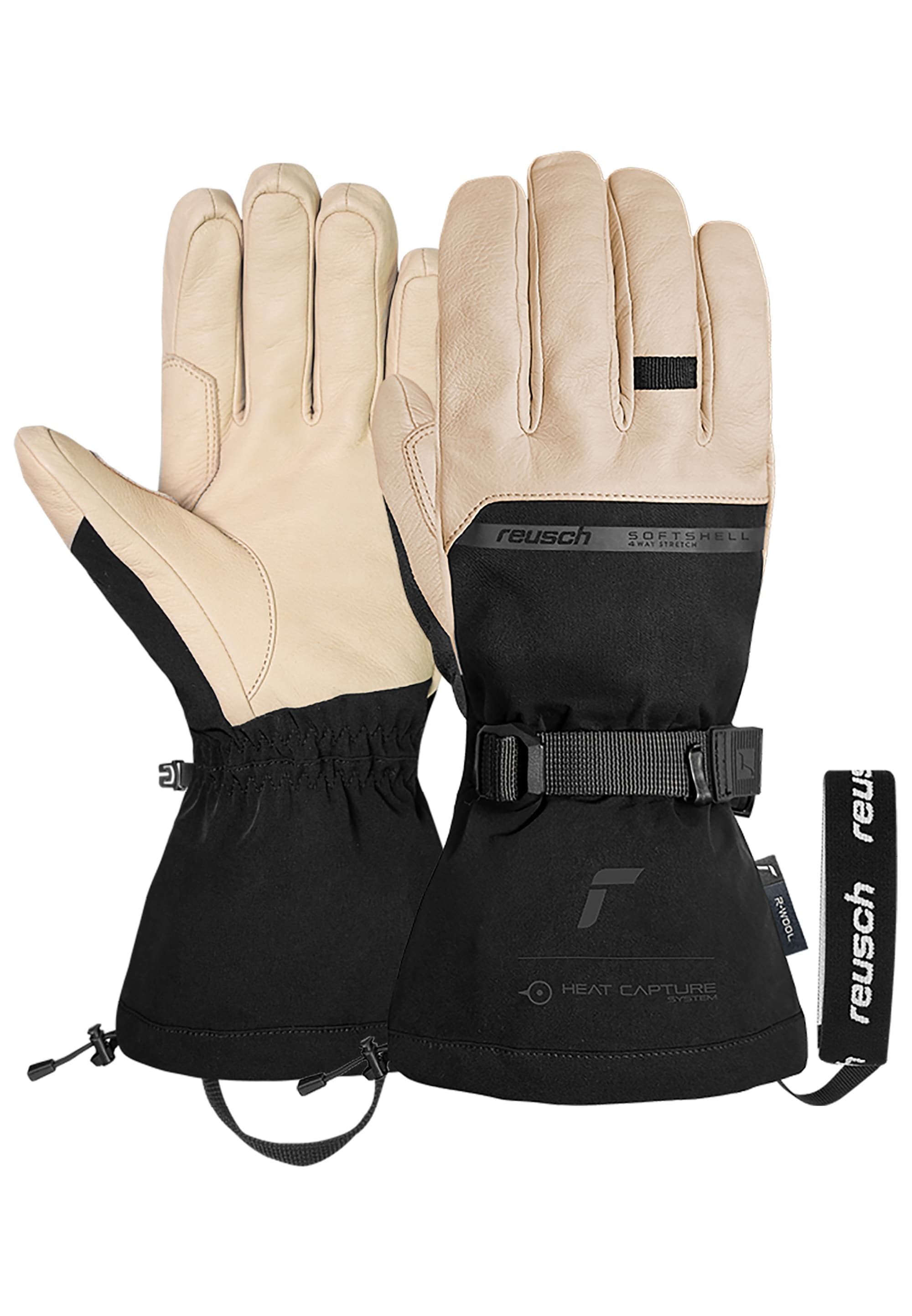 Reusch Skihandschuhe "Duality R-WOOL" mit winddichter, atmungsaktiver Funkt günstig online kaufen