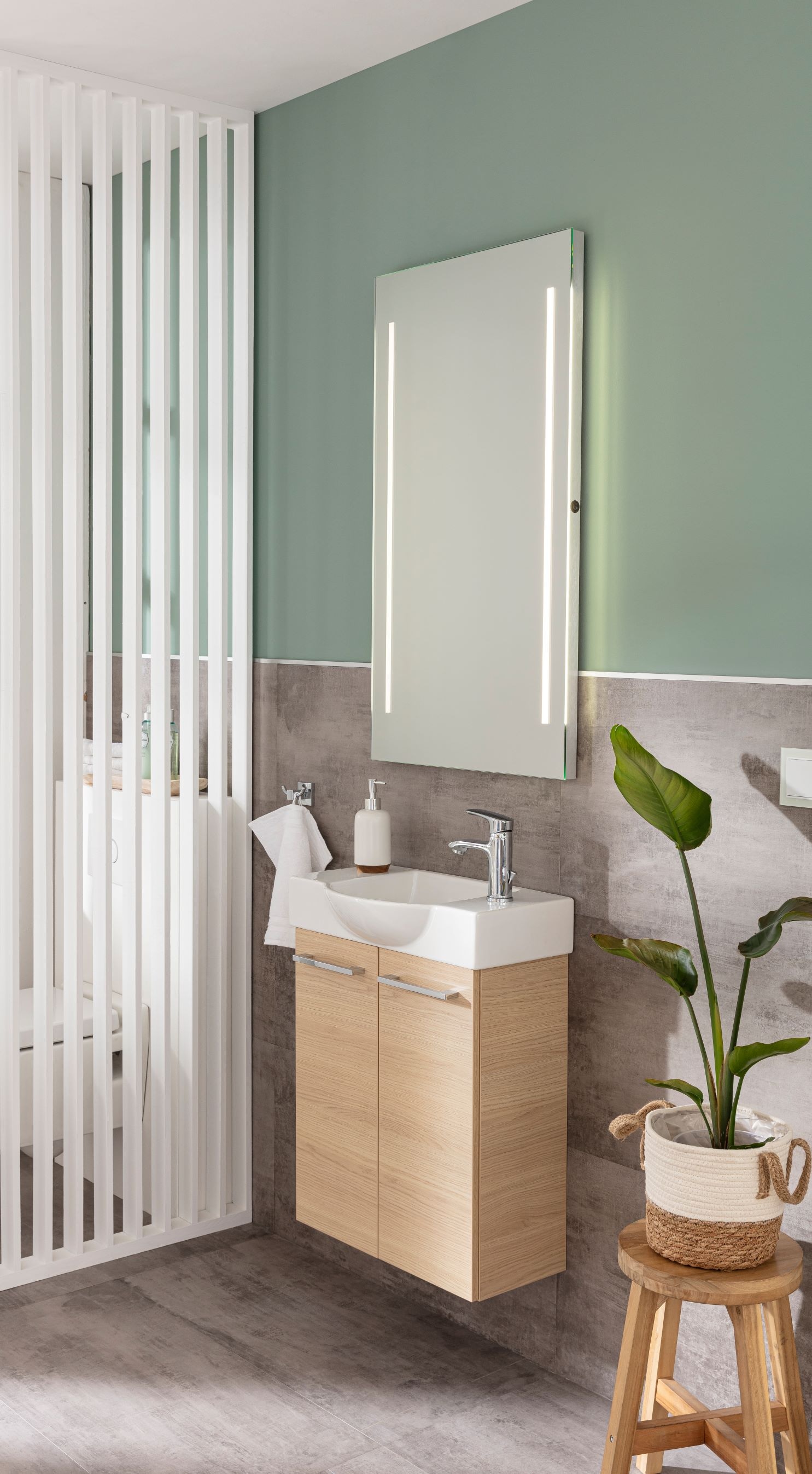 FACKELMANN Waschbeckenunterschrank »SBC«, Badmöbel für Gäste-WC, Breite ca.  55 cm bestellen | BAUR