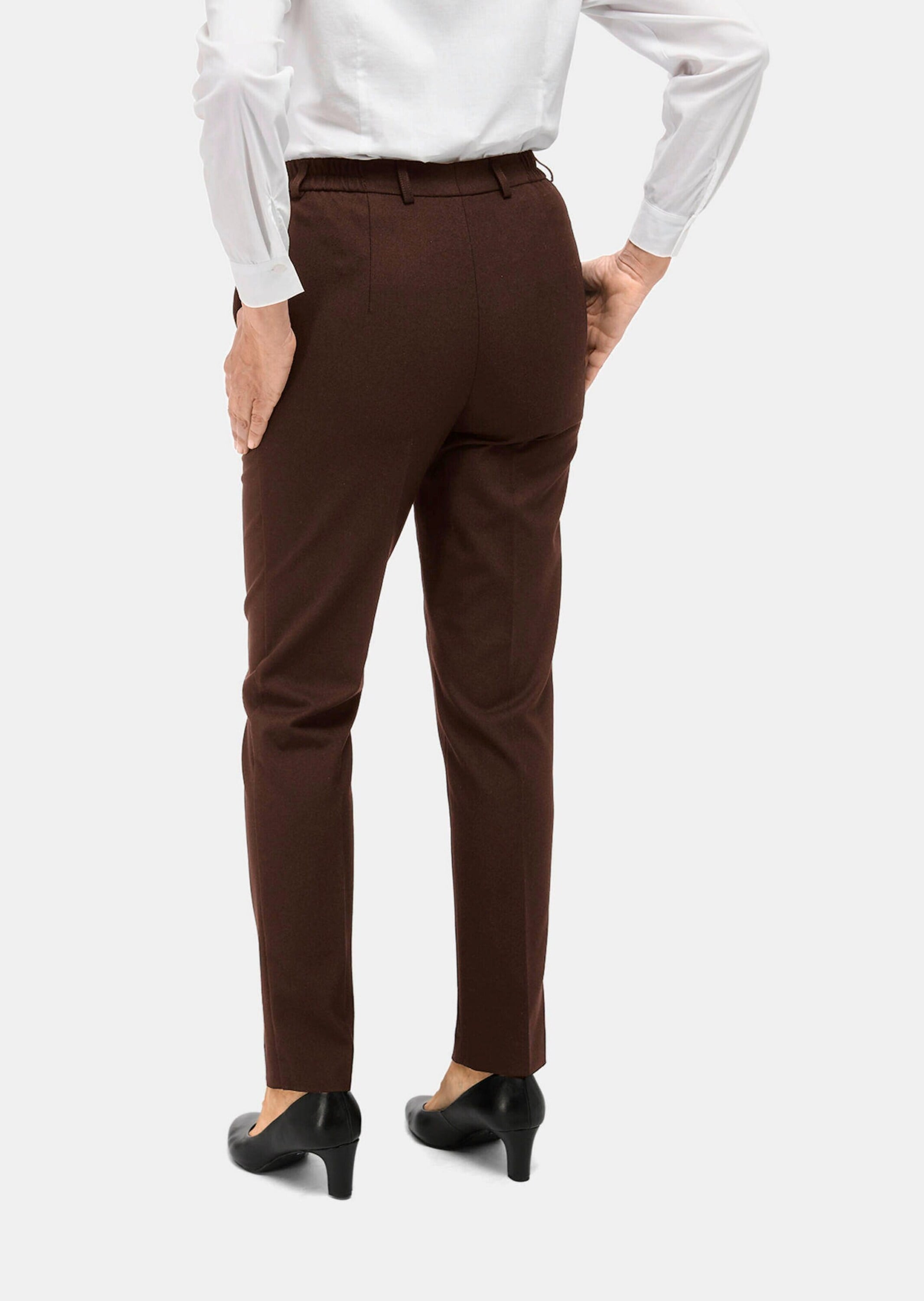 GOLDNER Stoffhose »Hose ANNA Bequeme Hose ANNA mit Bügelfalte«