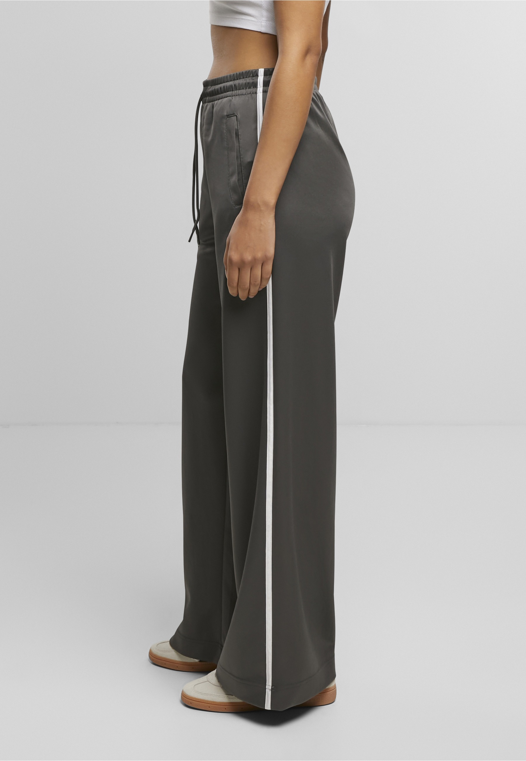 URBAN CLASSICS Jogginghose »Urban Classics Ladies Wide Leg Track Pants«