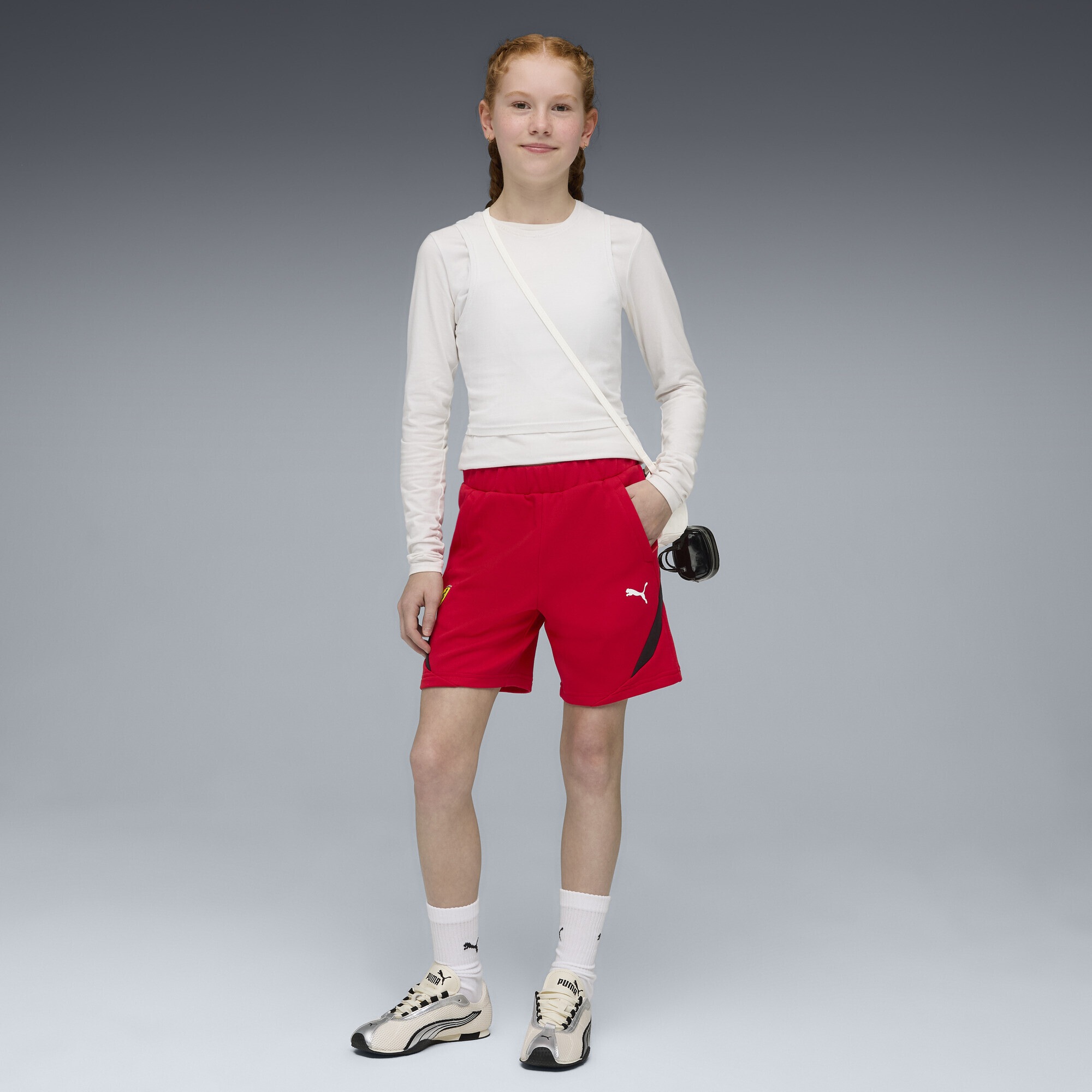 PUMA Sporthose »Scuderia Ferrari Shorts Jugendliche«