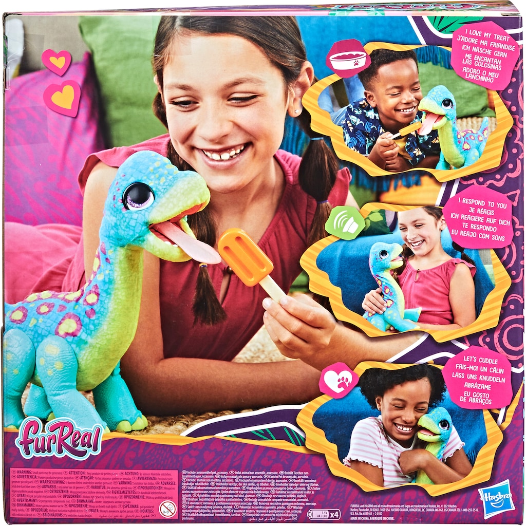 Hasbro Kuscheltier »furReal Sam, der Brontosaurus«