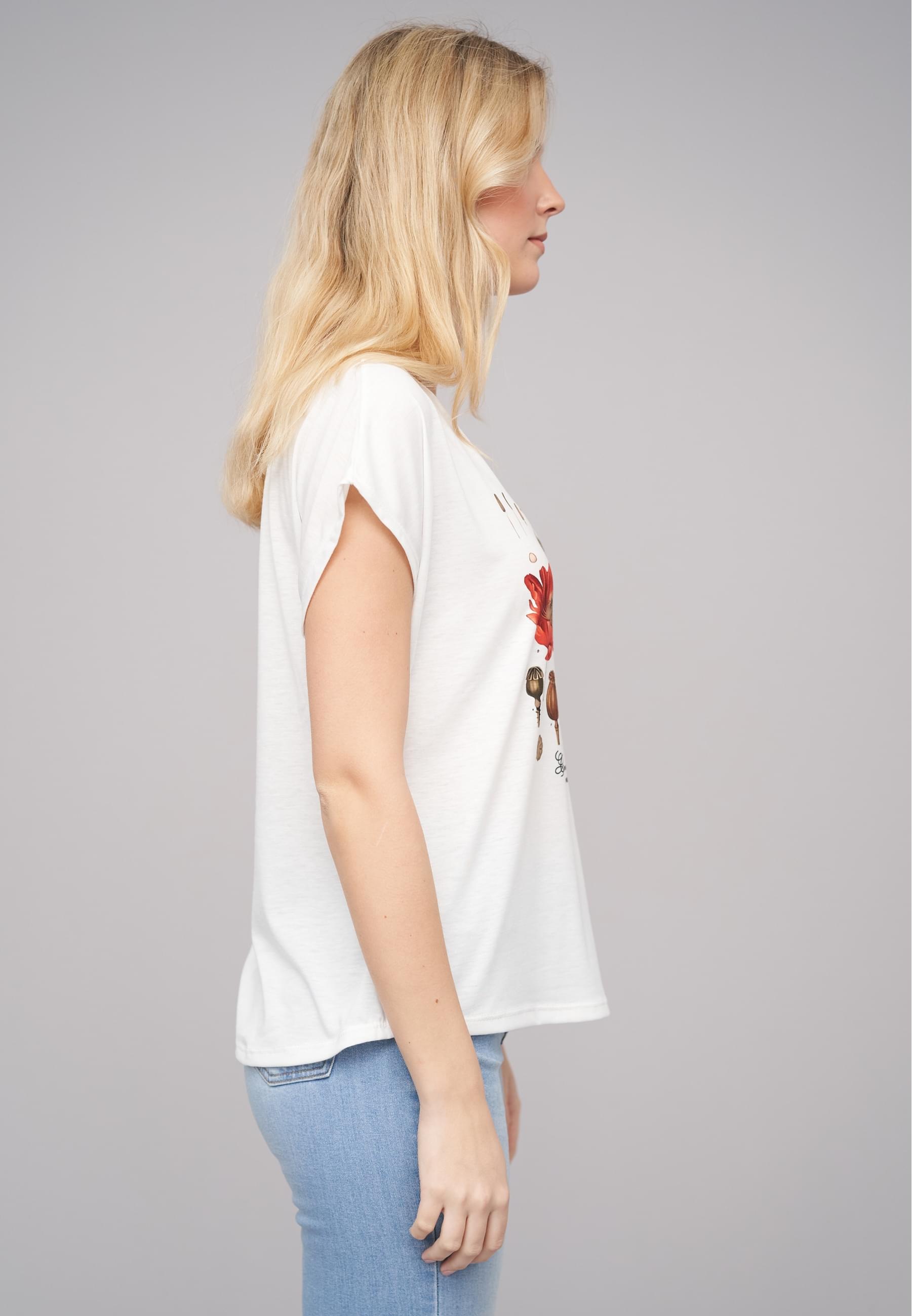 CLOUD 5IVE T-Shirt »CLOUD 5IVE T-Shirt Flower Print« 1 Stk.