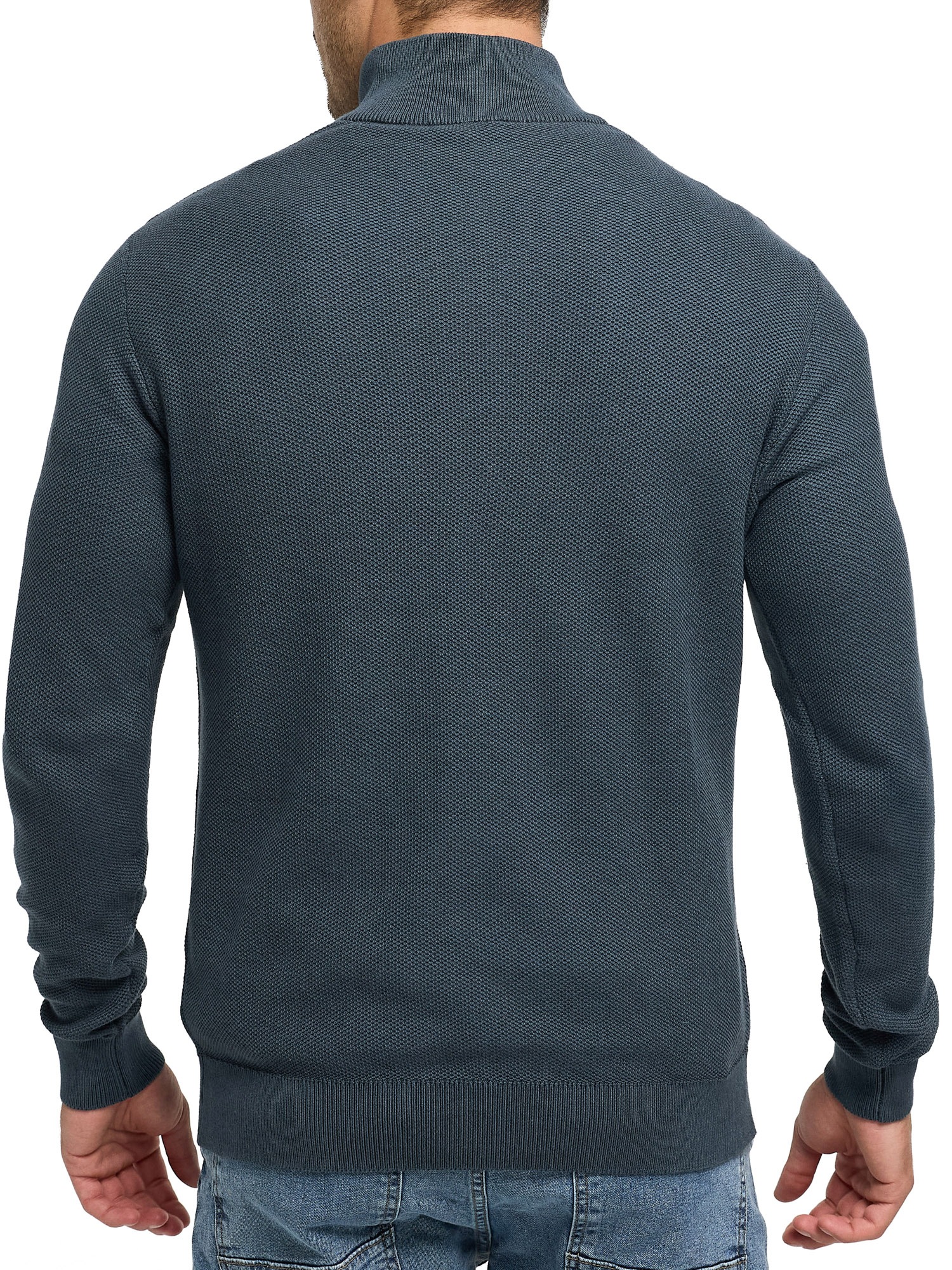 Indicode Troyer »INJexmon ½ Zip« Baumwolle, regular fit