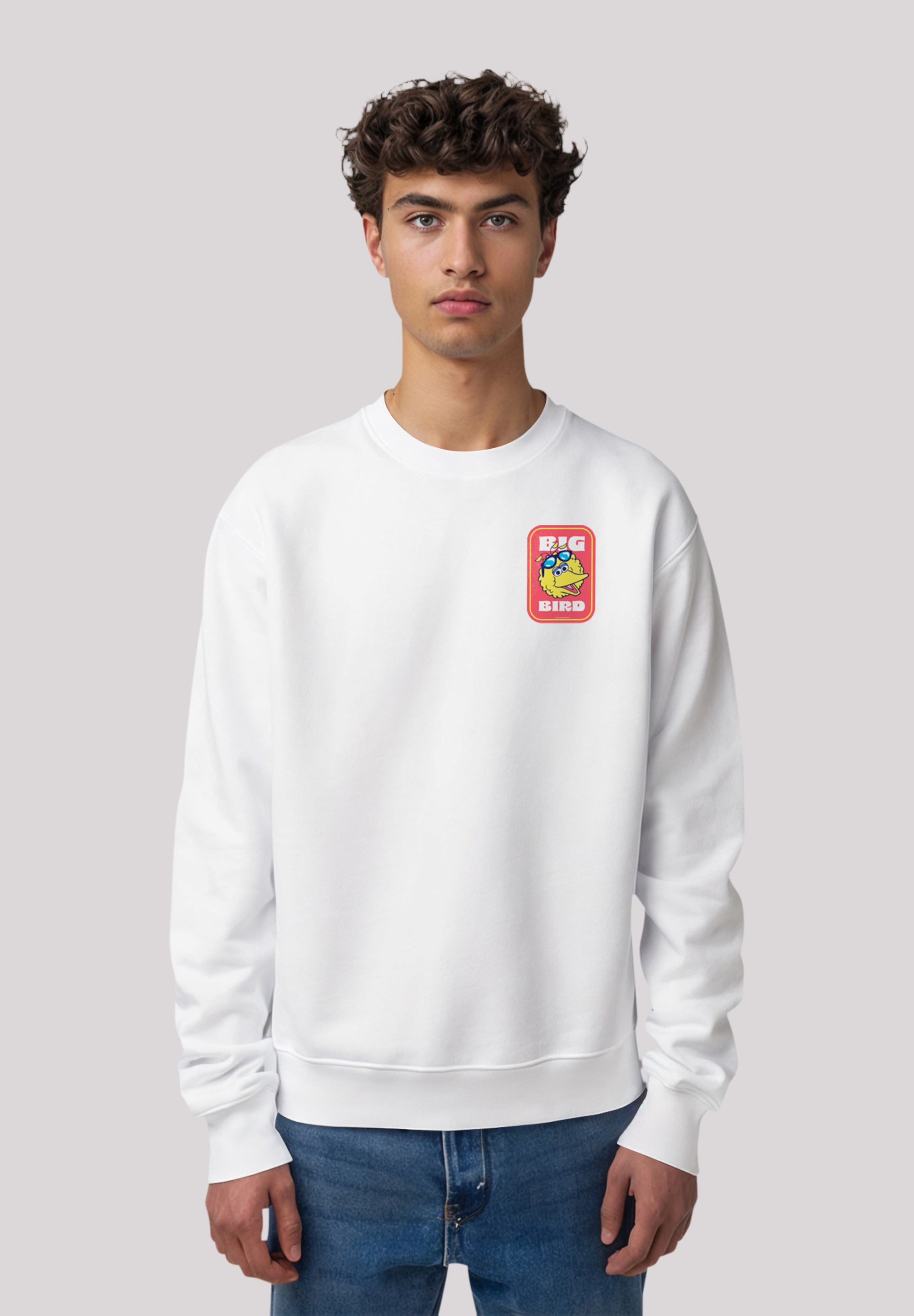 F4NT4STIC Sweatshirt "Sesamstraße Bilbo Big Bird Sticker", Premium Qualität günstig online kaufen