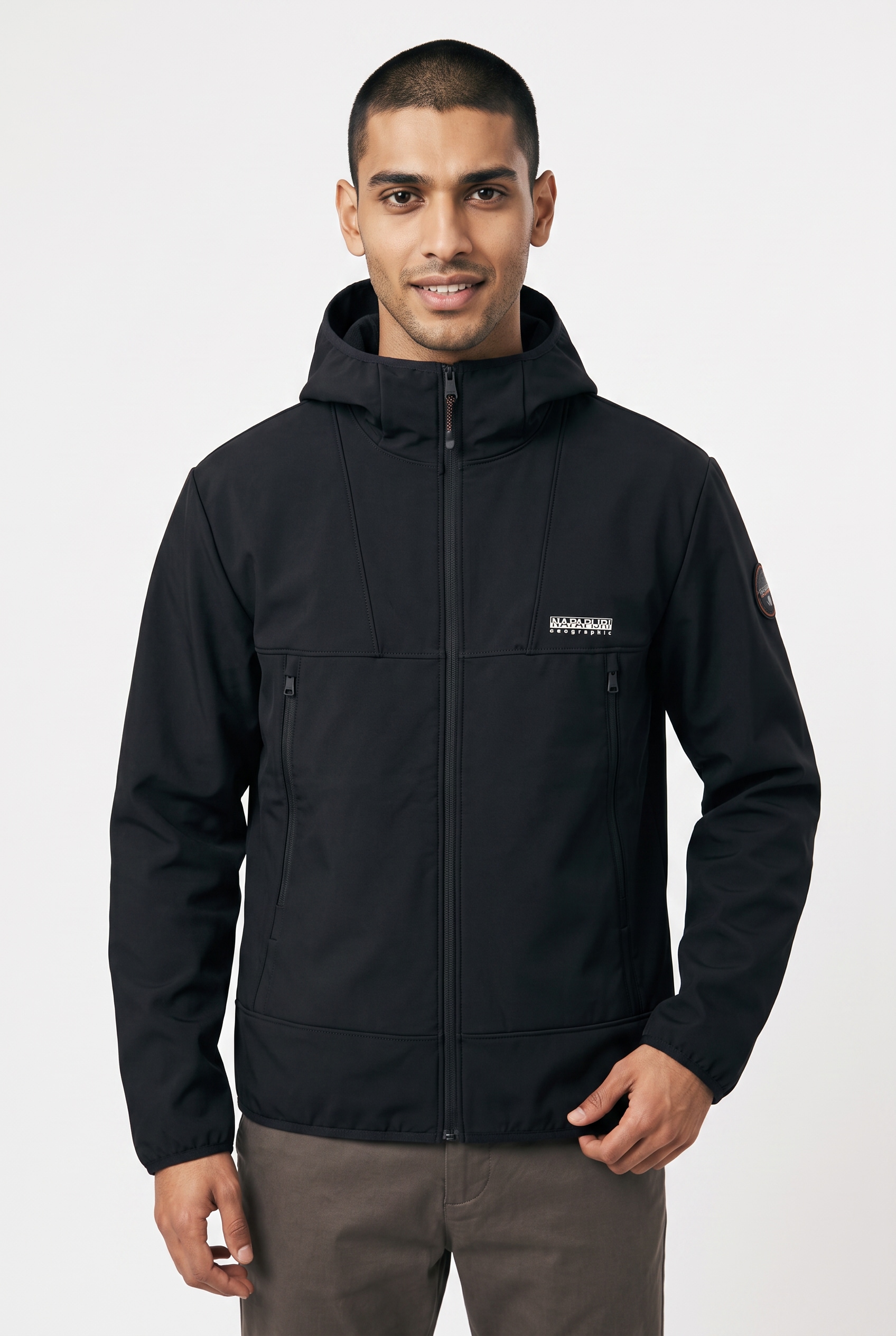 Napapijri Softshelljacke »BIOIS« mit Kapuze mit Kapuze, normale Passform
