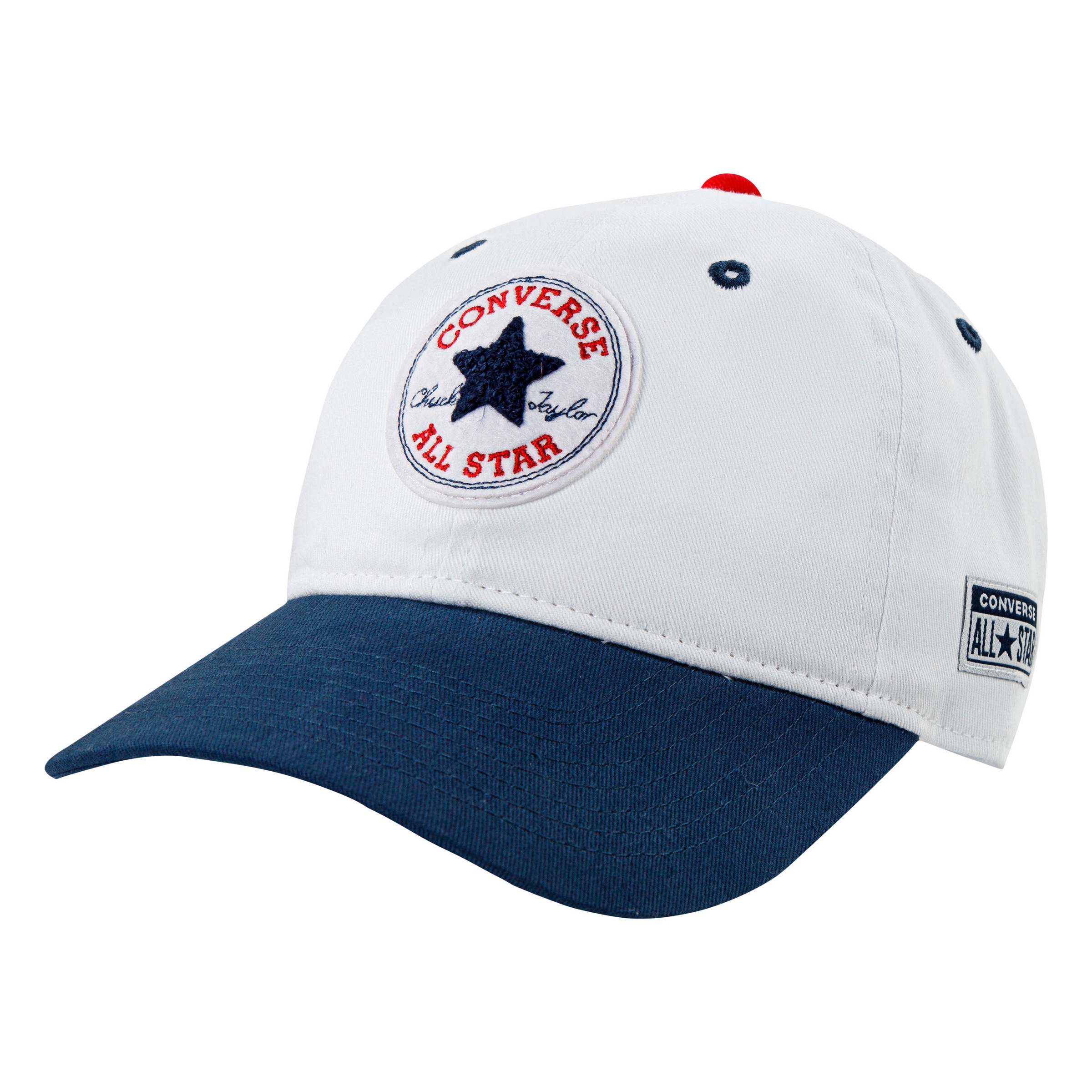 Baseball Cap CONVERSE "CAN RETRO REMIX CURVE BRIM", Jungen, weiß, Kunstfaser, Caps, für Kinder, sportlicher Stil, aus Kunstfaser