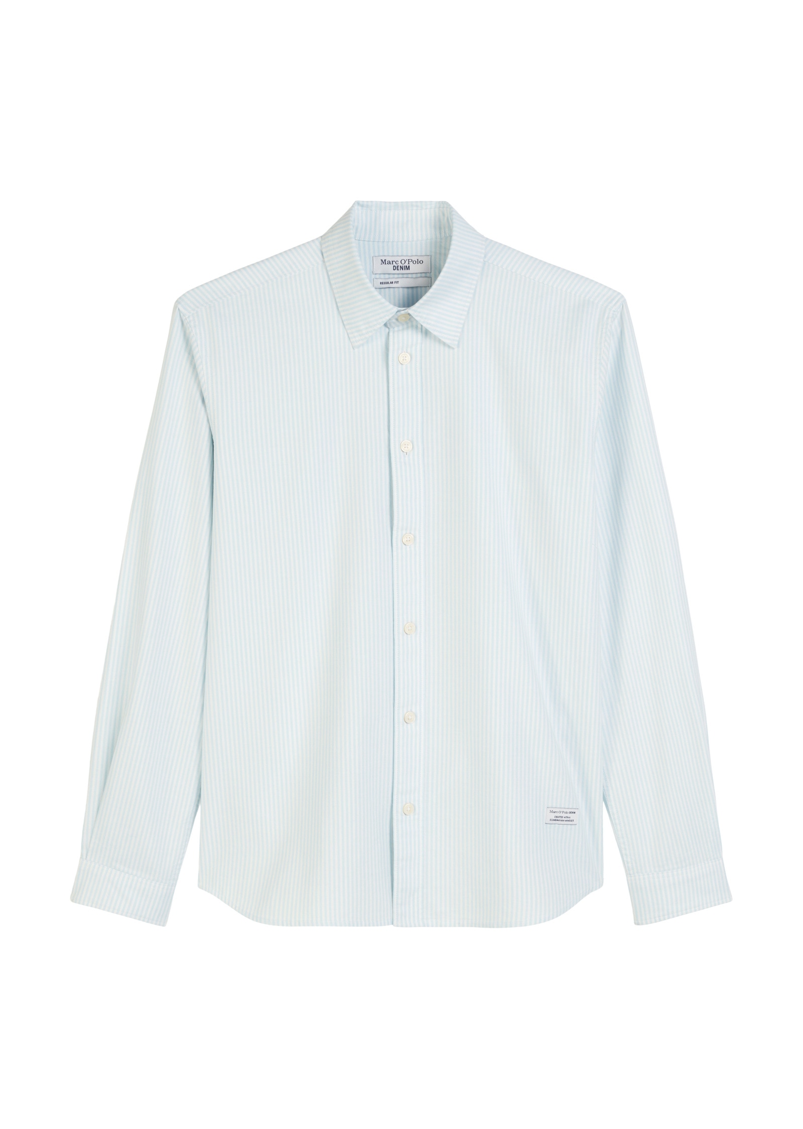 Marc O'Polo DENIM Langarmhemd »aus reiner Bio-Baumwolle«
