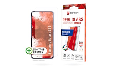 Displayschutzglas »Real Glass + Case - Samsung Galaxy S23«, für Samsung Galaxy S23